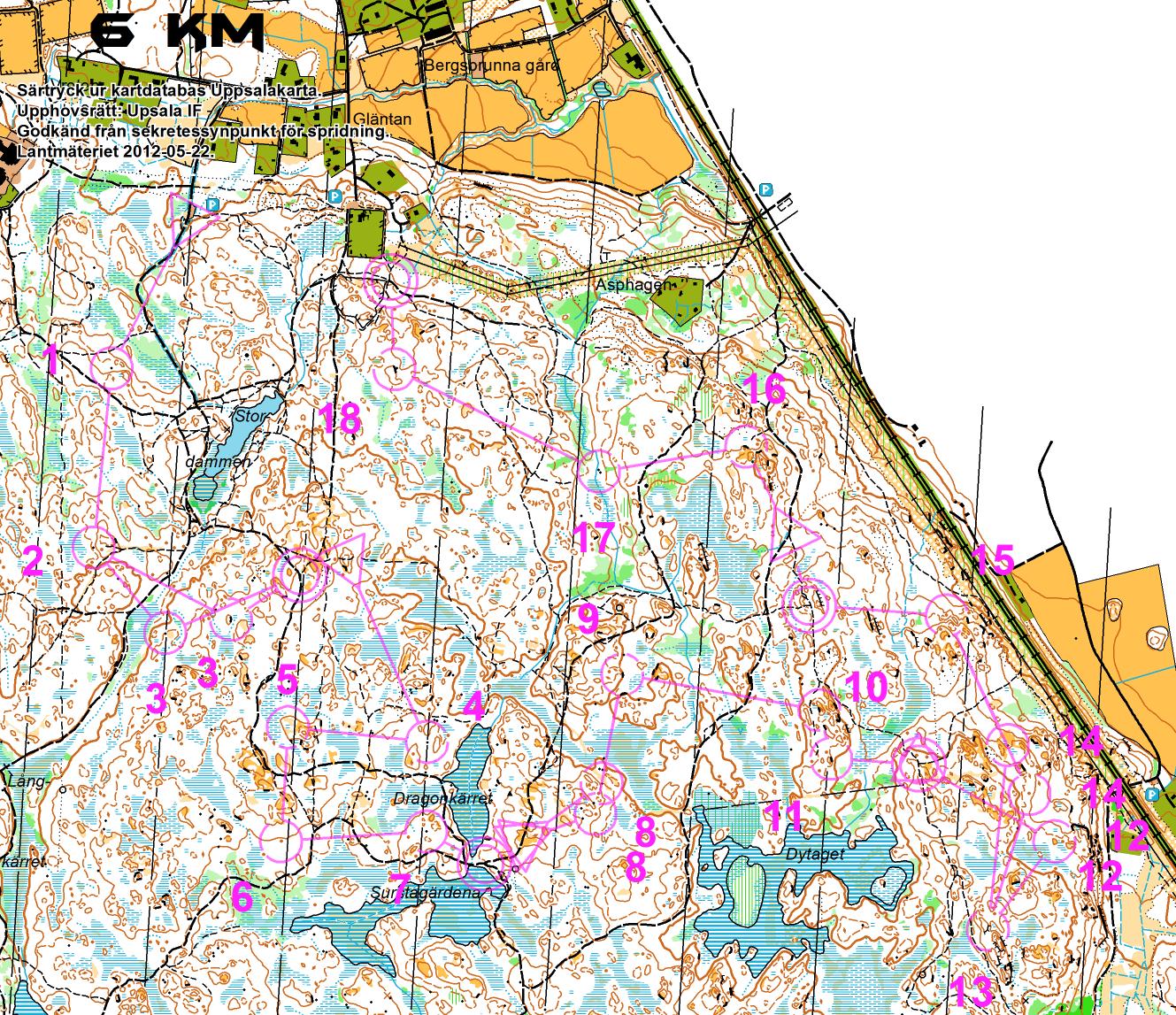 OL-Intervaller - 6 km (06/01/2015)