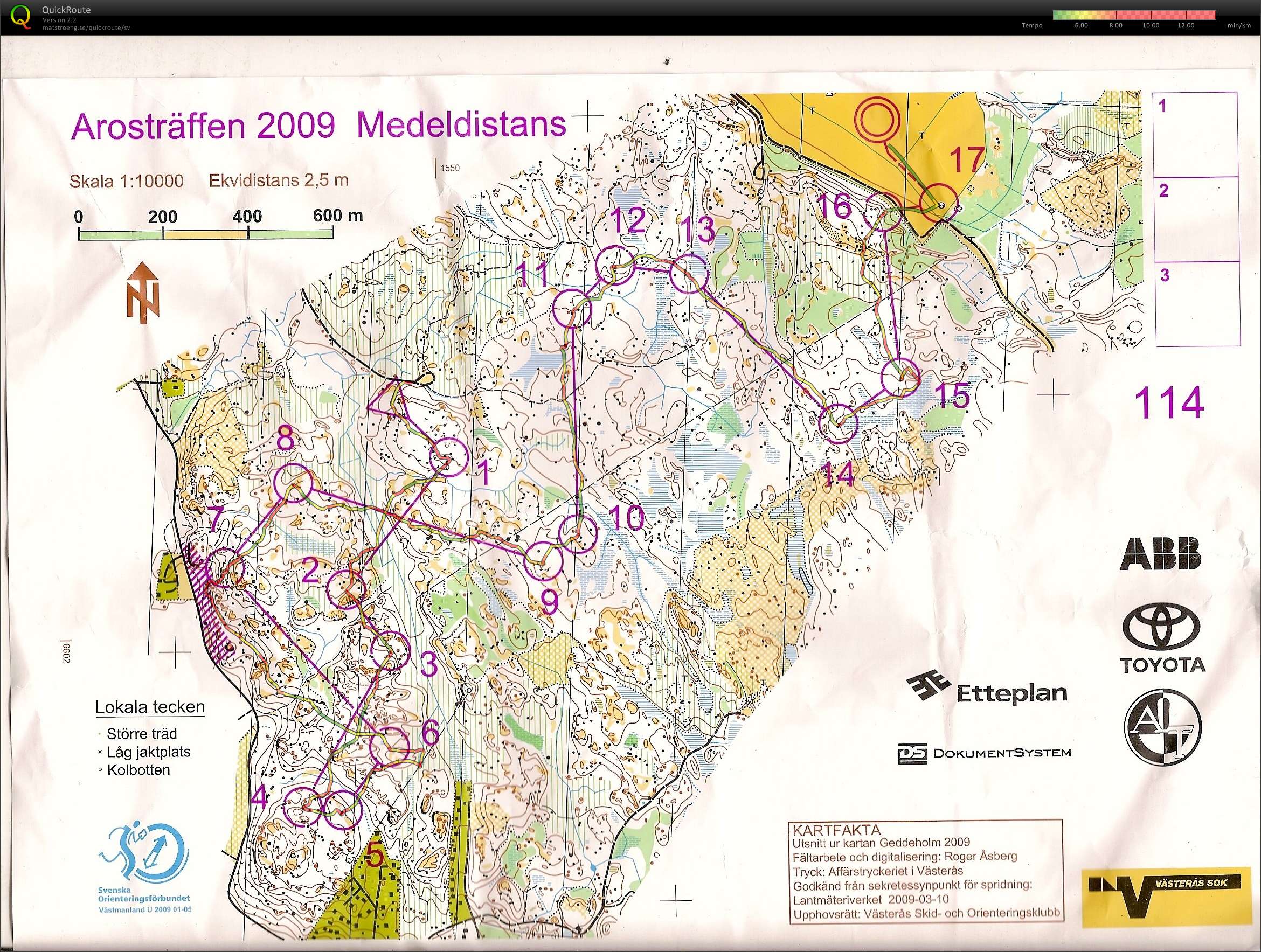 Västerås medeldistans (11.04.2009)