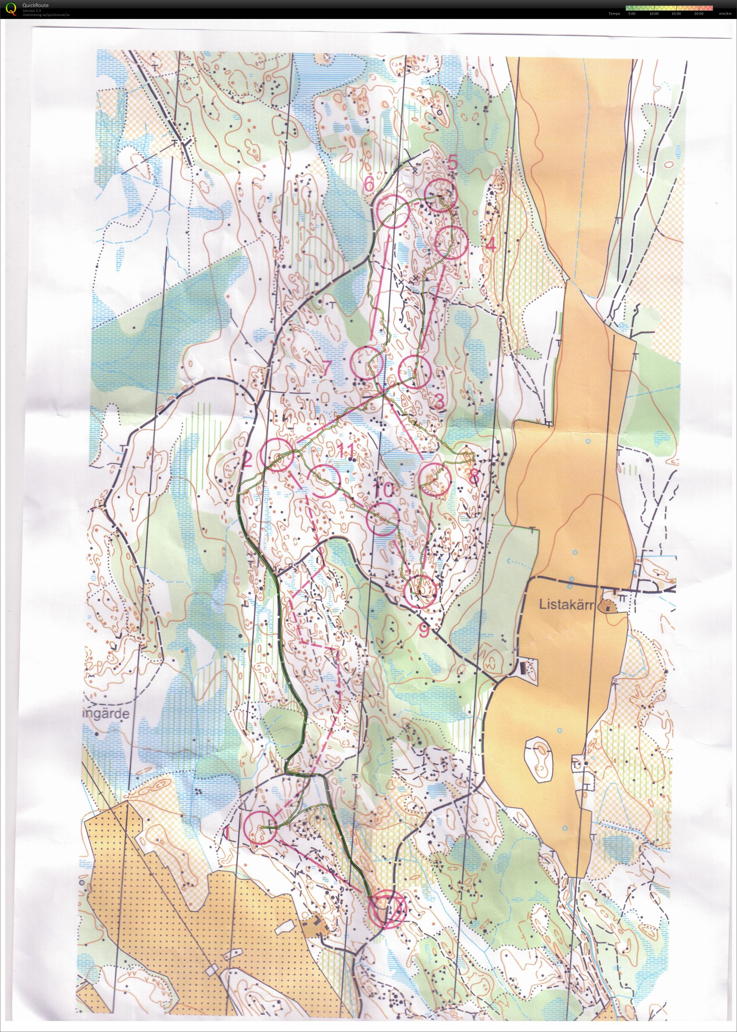 Orientering och kompassövning i västerås. (22-03-2015)