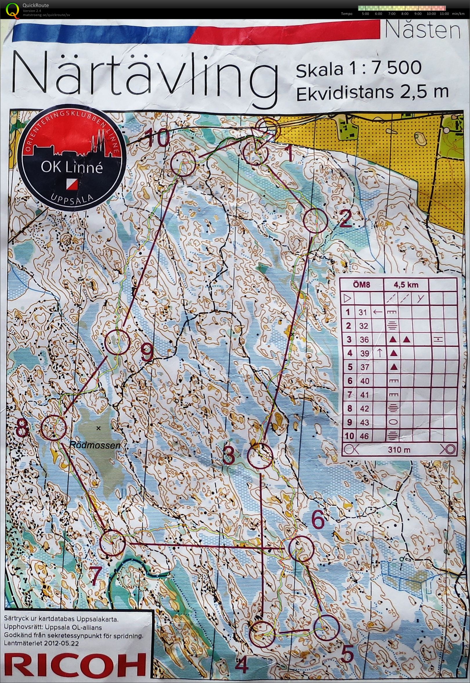 Närtävling OK Linné (22/03/2015)