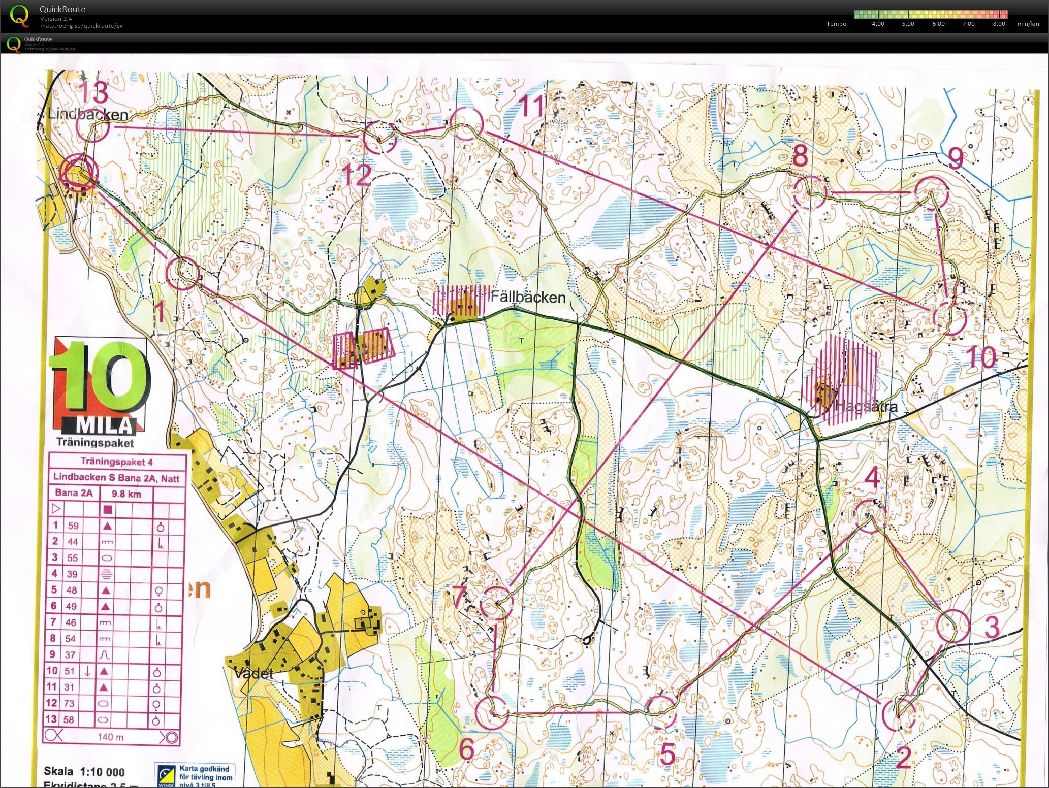 Järla O-tour E4 (03-04-2015)