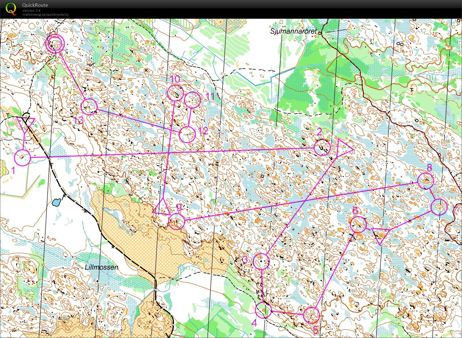 O-intervaller Tjäderleksbergen (08-04-2015)