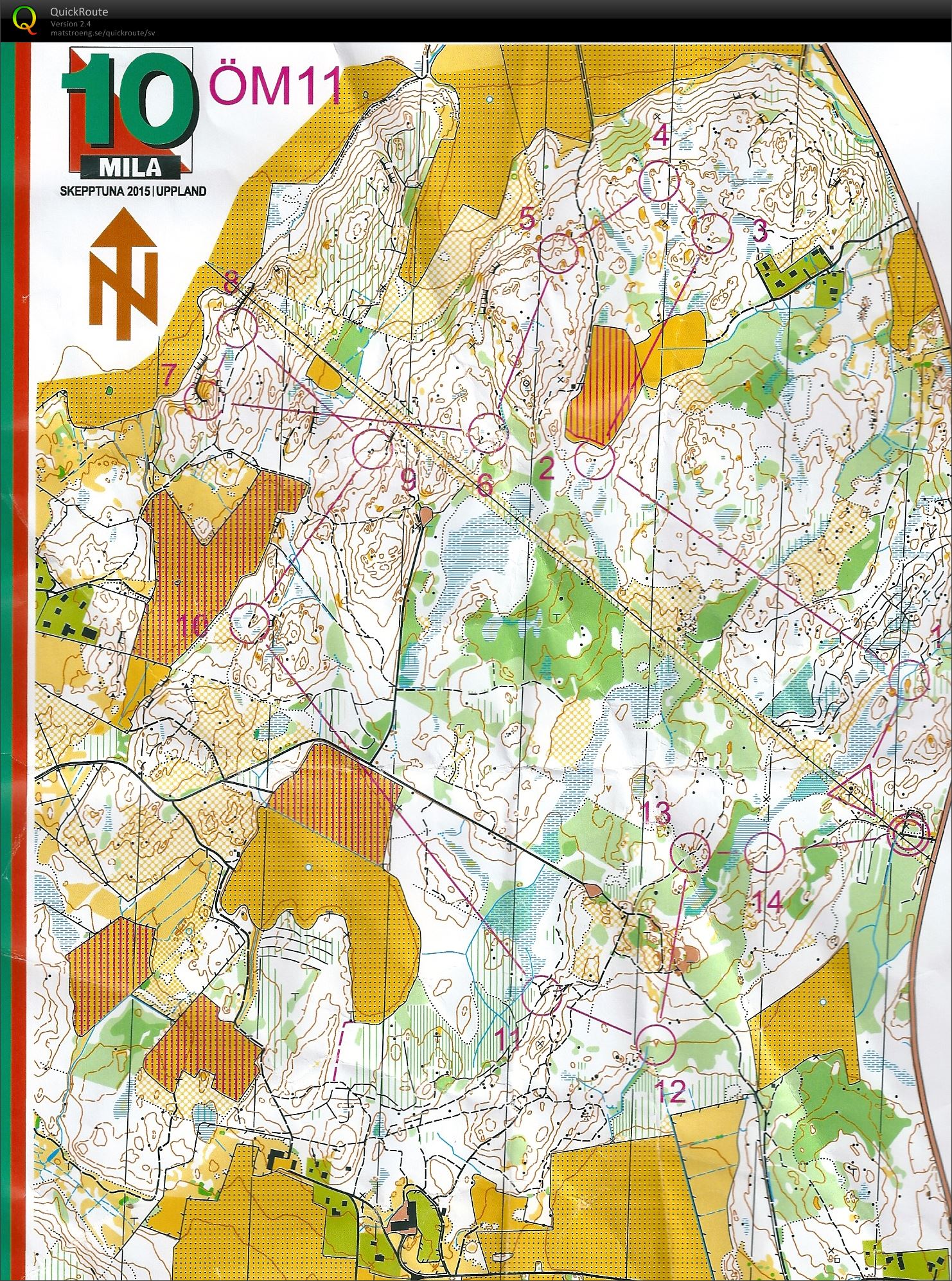 Tiomila, Skepptuna - ÖM11 (2015-05-08)
