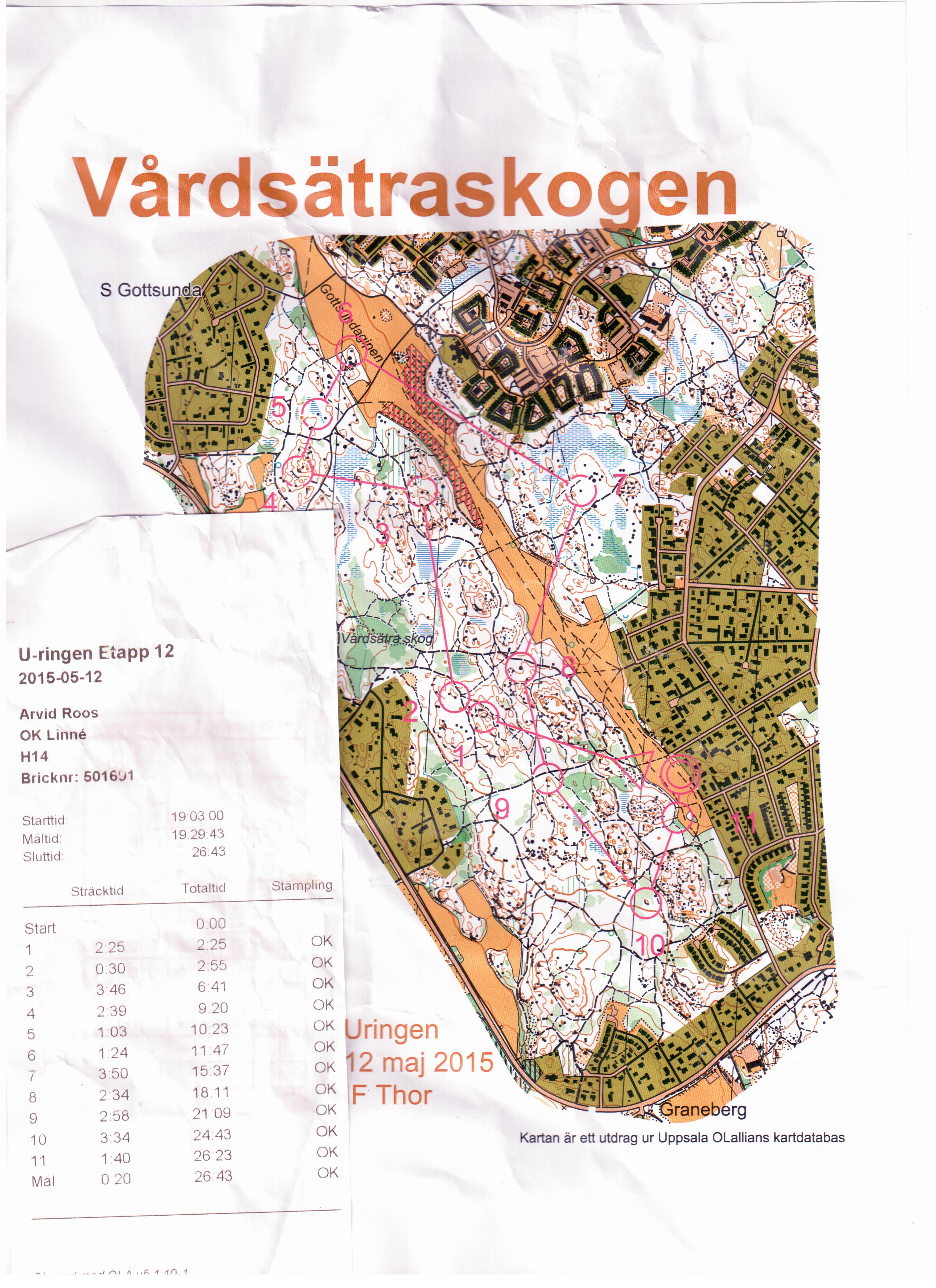 U-ringen etapp 1 (2015-05-12)