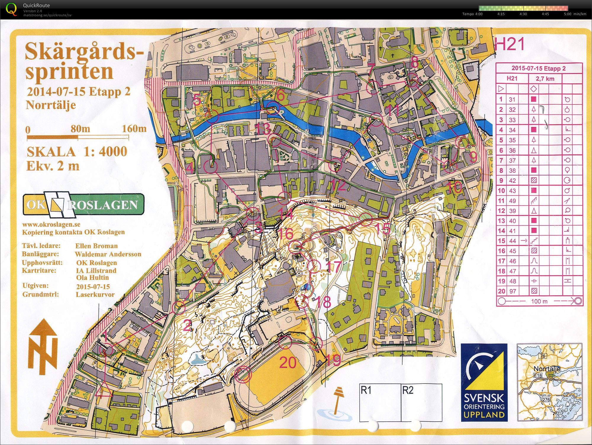 Skärgårdssprint, E2 (15-07-2015)