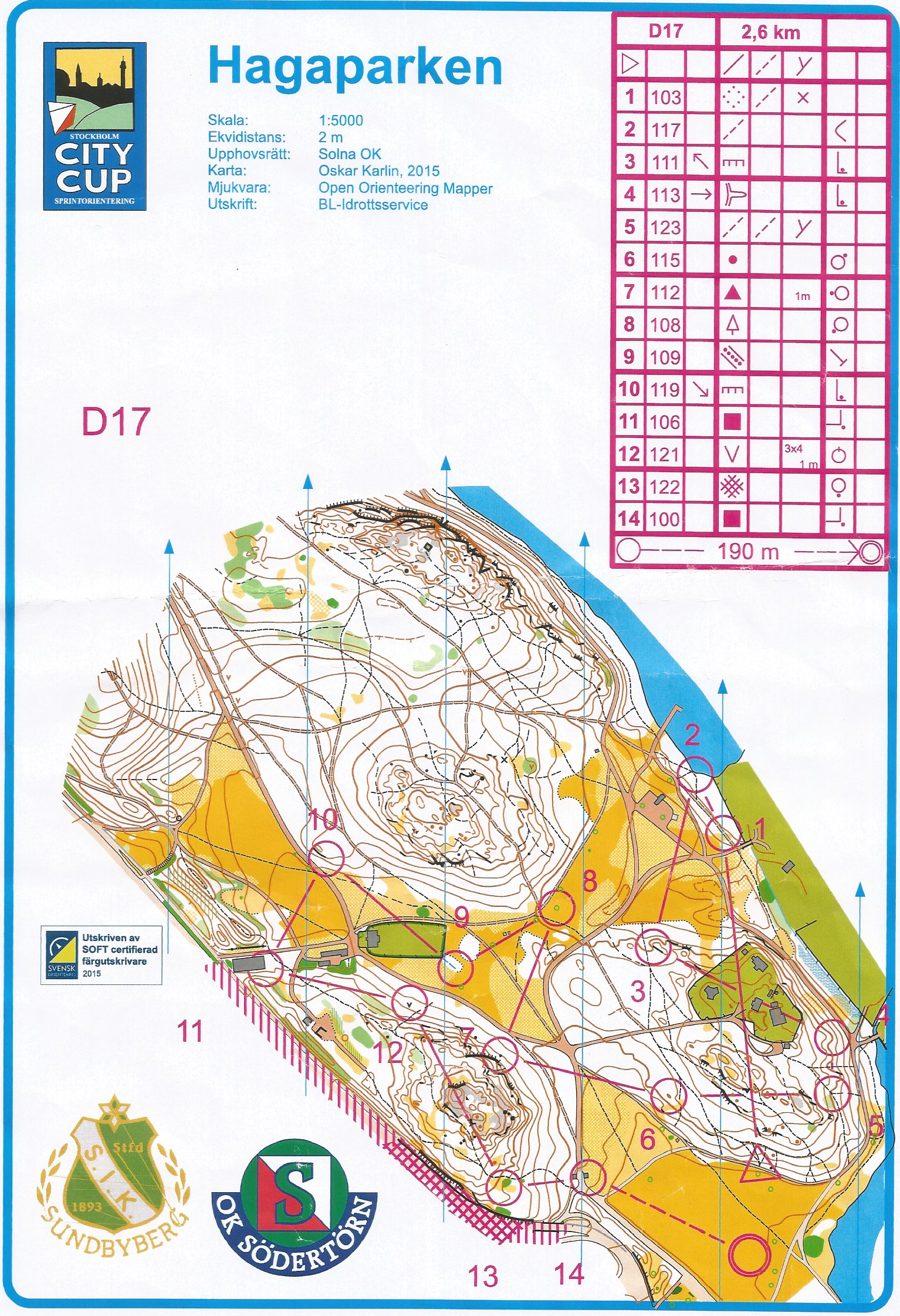 Stockholm City Cup E3 (03-06-2015)