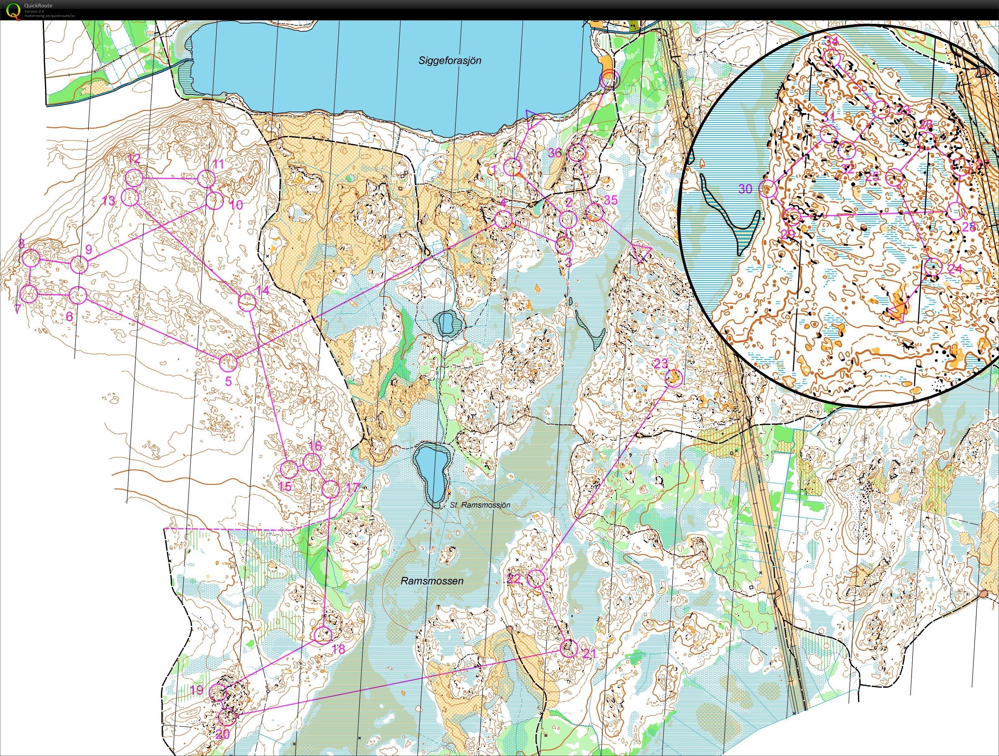 Långpass Siggefora (15.02.2016)