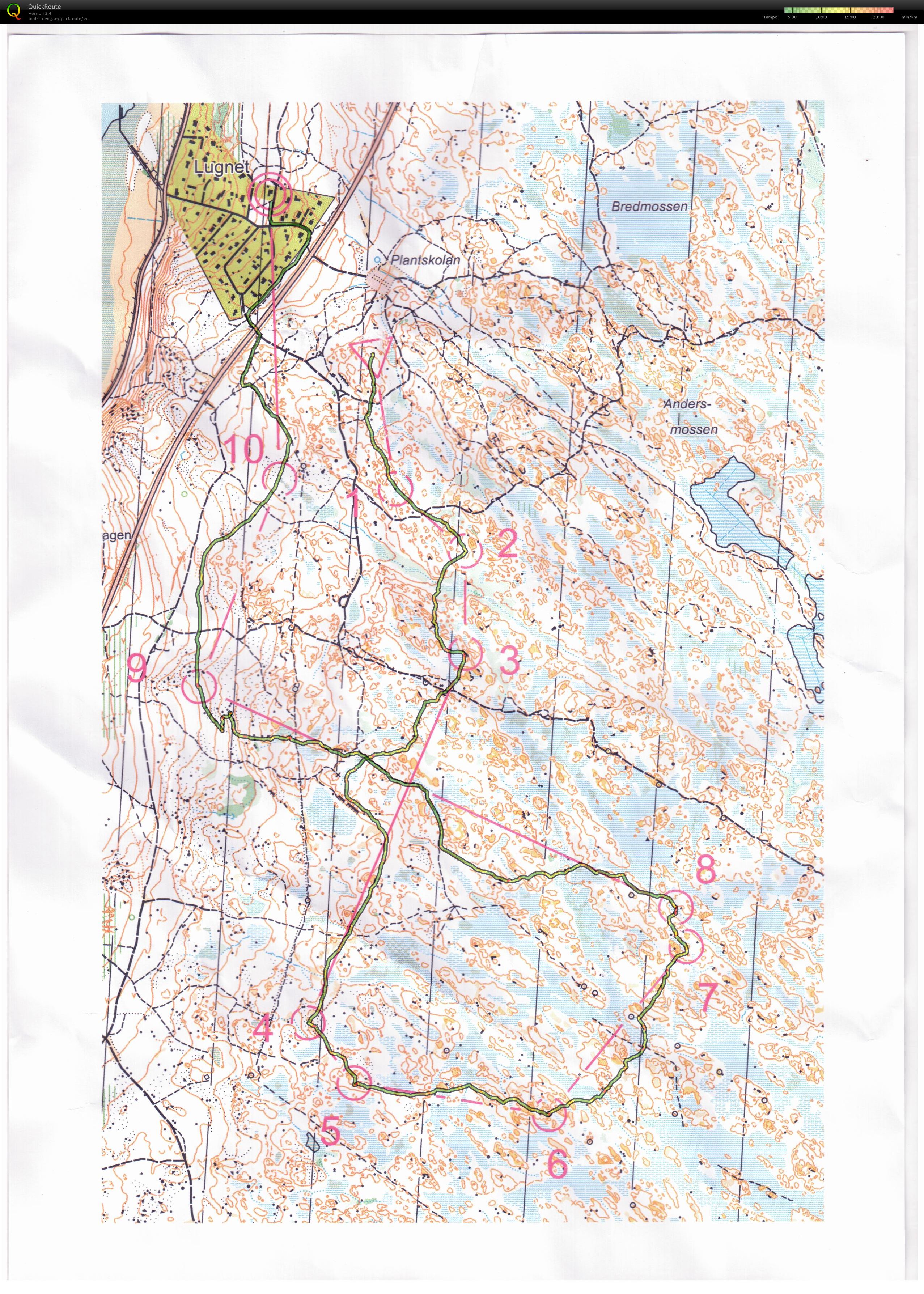 Kontrollintagning i Lunsen (2016-04-02)