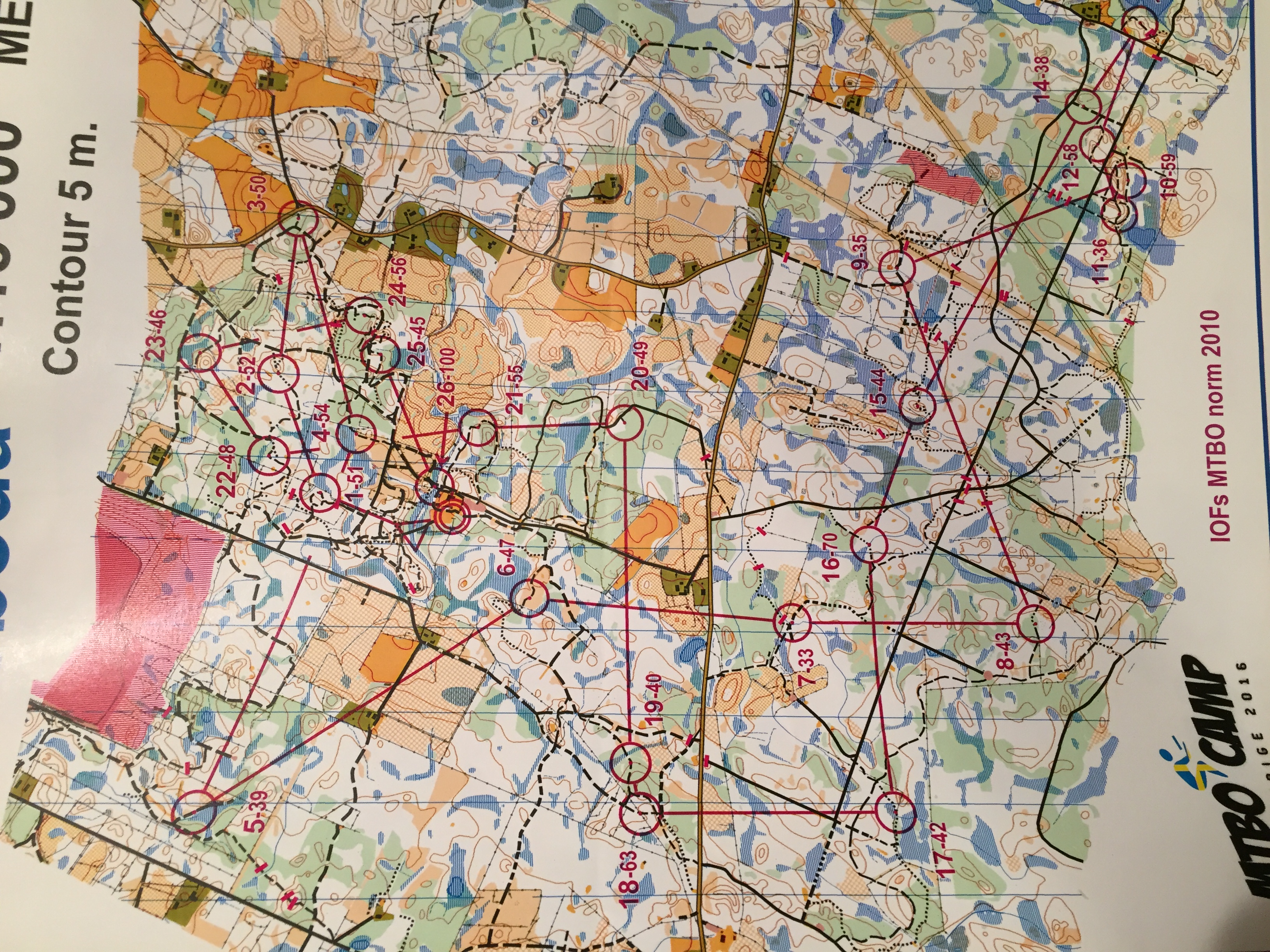 MTBO Camp cup 2 Förlängd medel (22-04-2016)