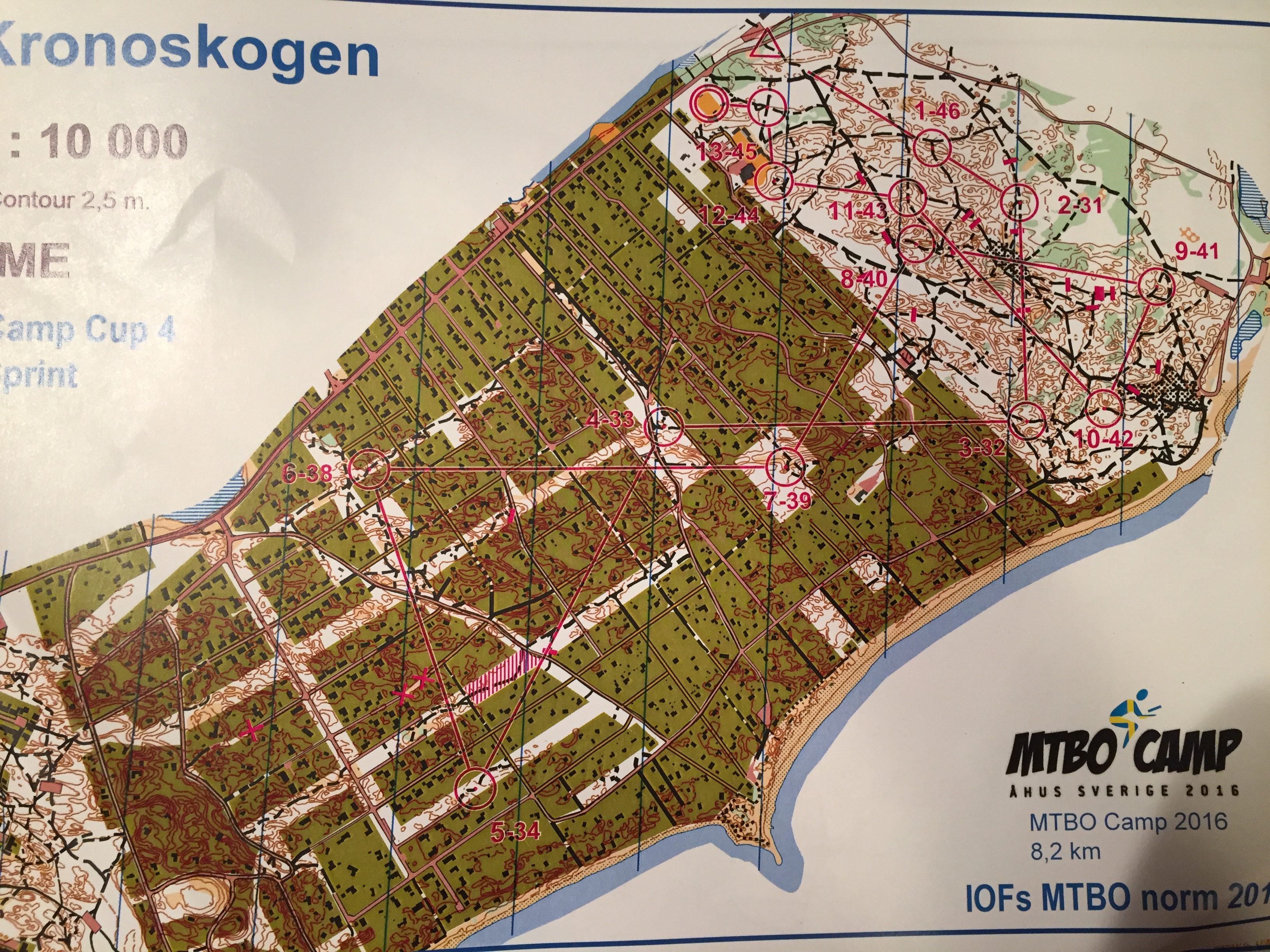 MTBO Camp cup 4 Sprint (22-04-2016)