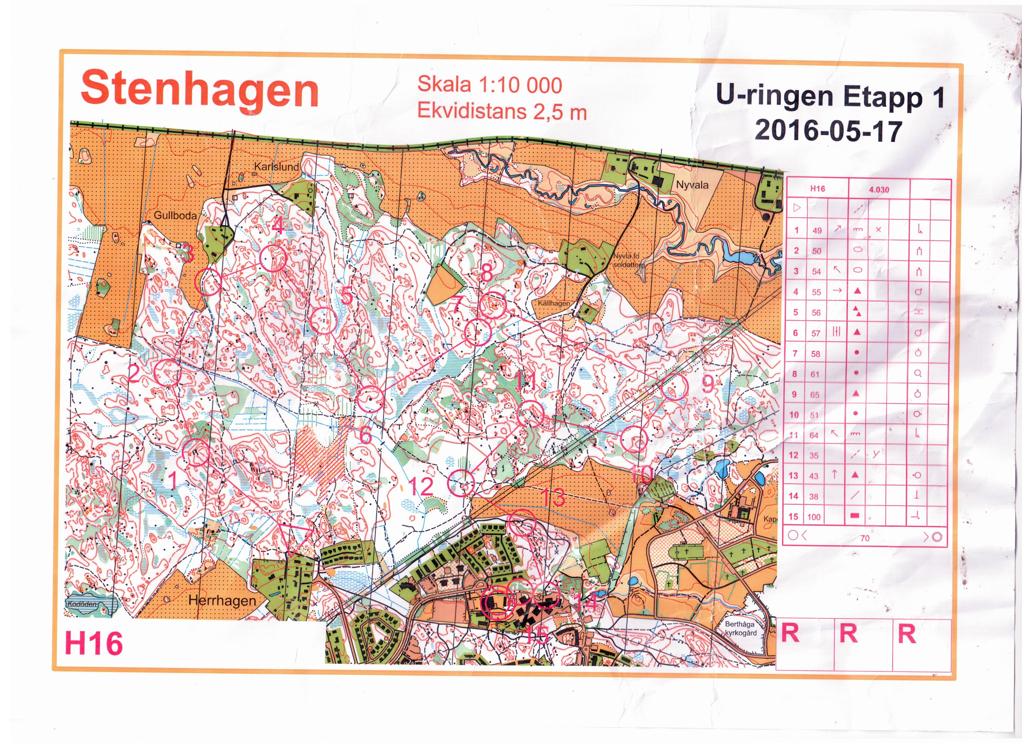 U-Ringen Etapp 1 (2016-05-17)