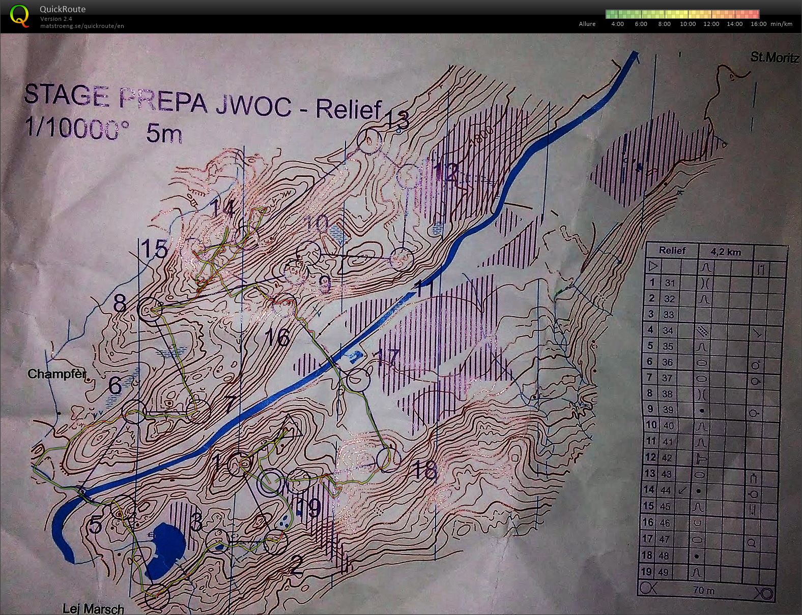 Training camp JWOC # Relief (2016-05-29)