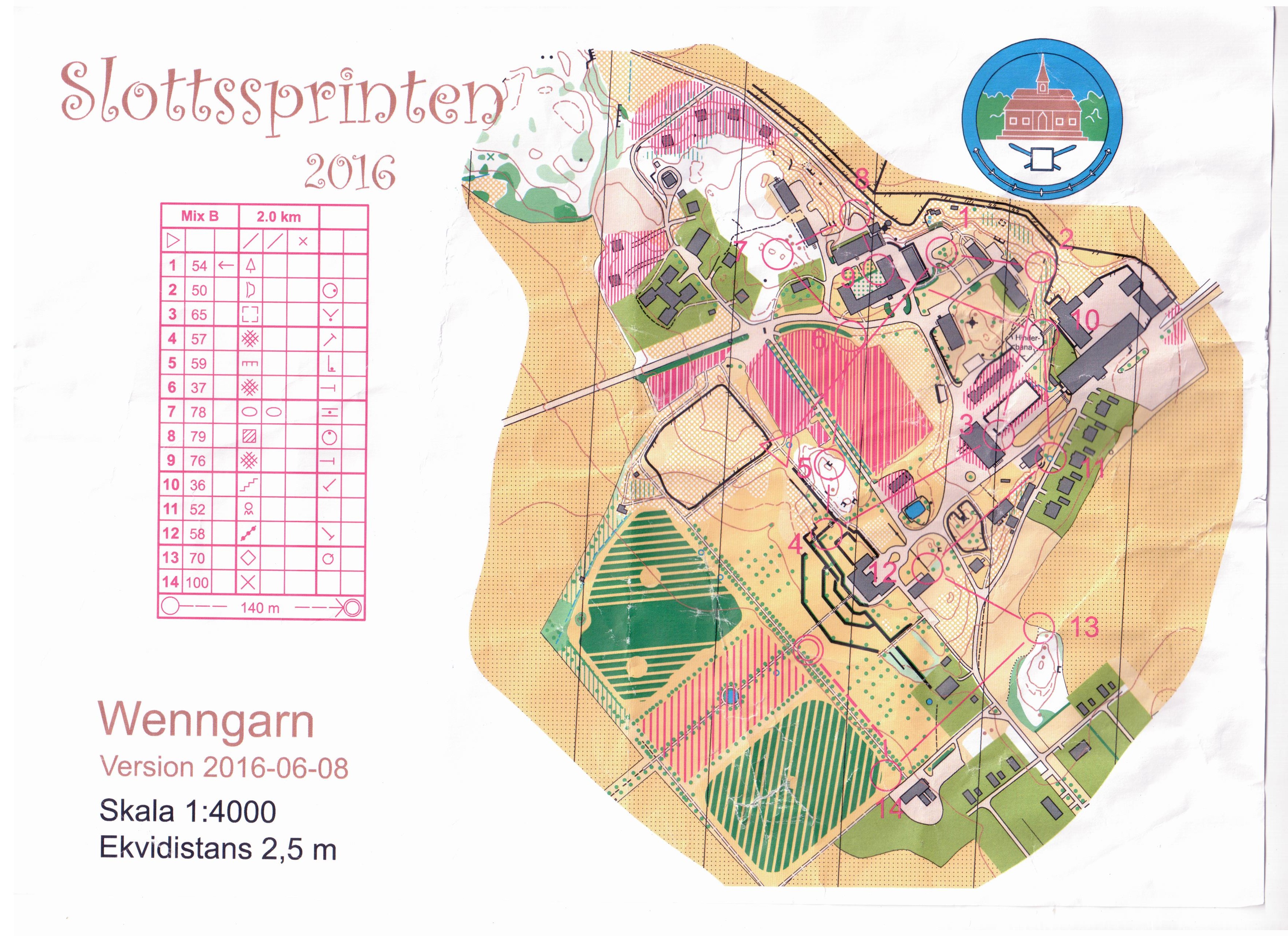 Slottssprinten Staffet (11-06-2016)