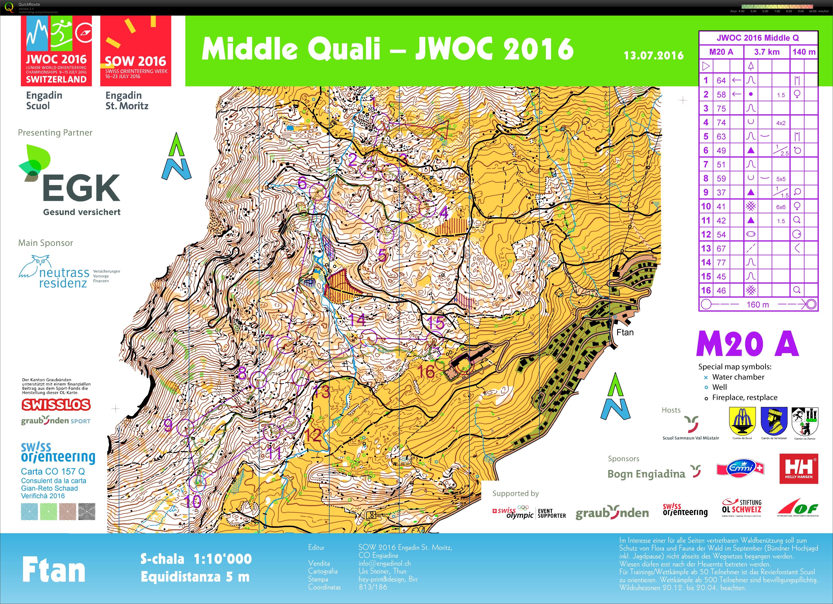 JWOC 2016 MiddleQ Rerun - HeatA (13/07/2016)