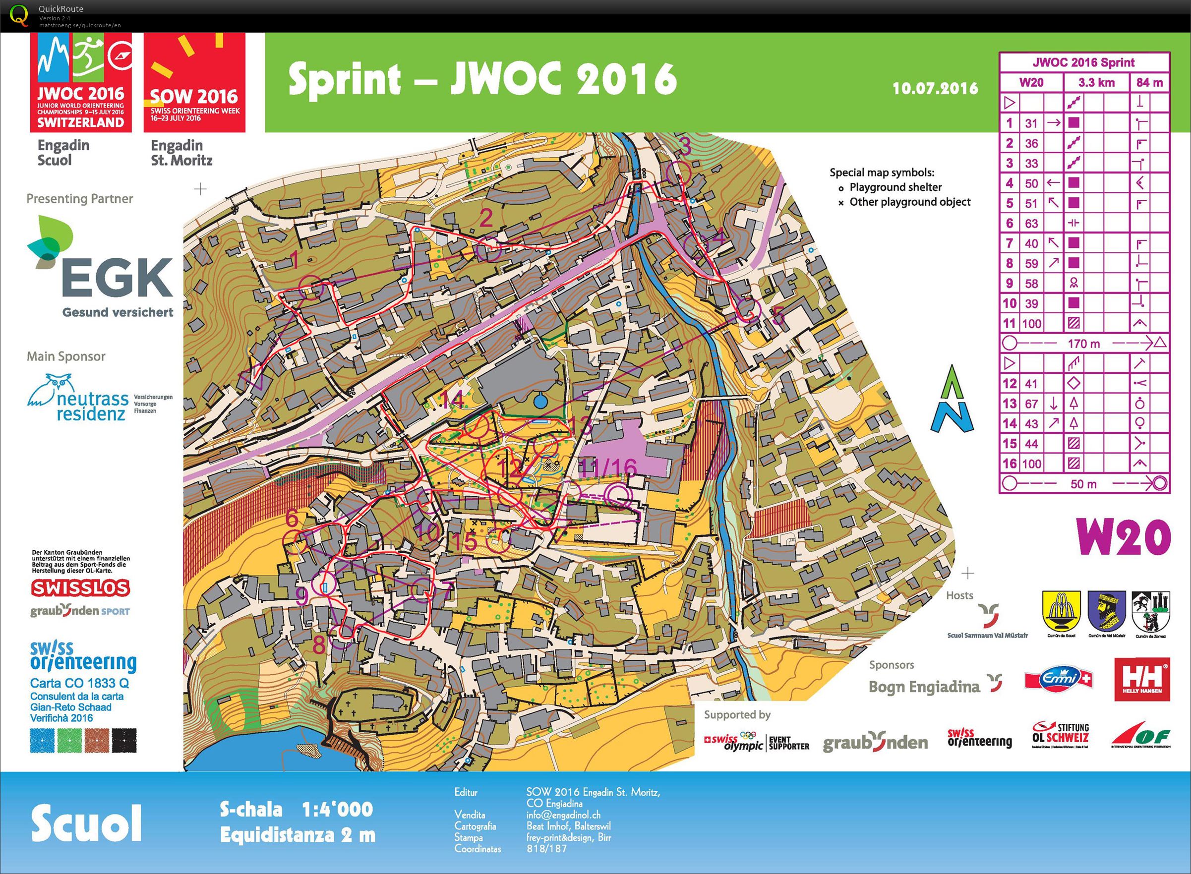 JWOC 2016 Sprint (10-07-2016)