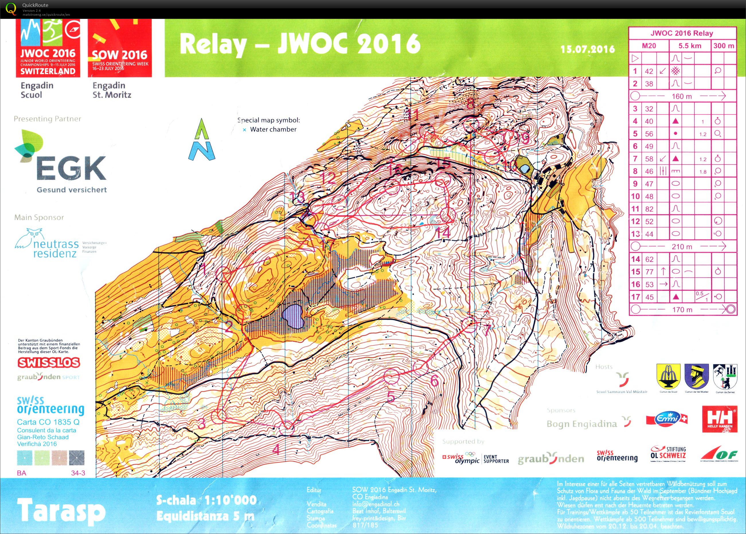 JWOC 2016 Relay (15.07.2016)