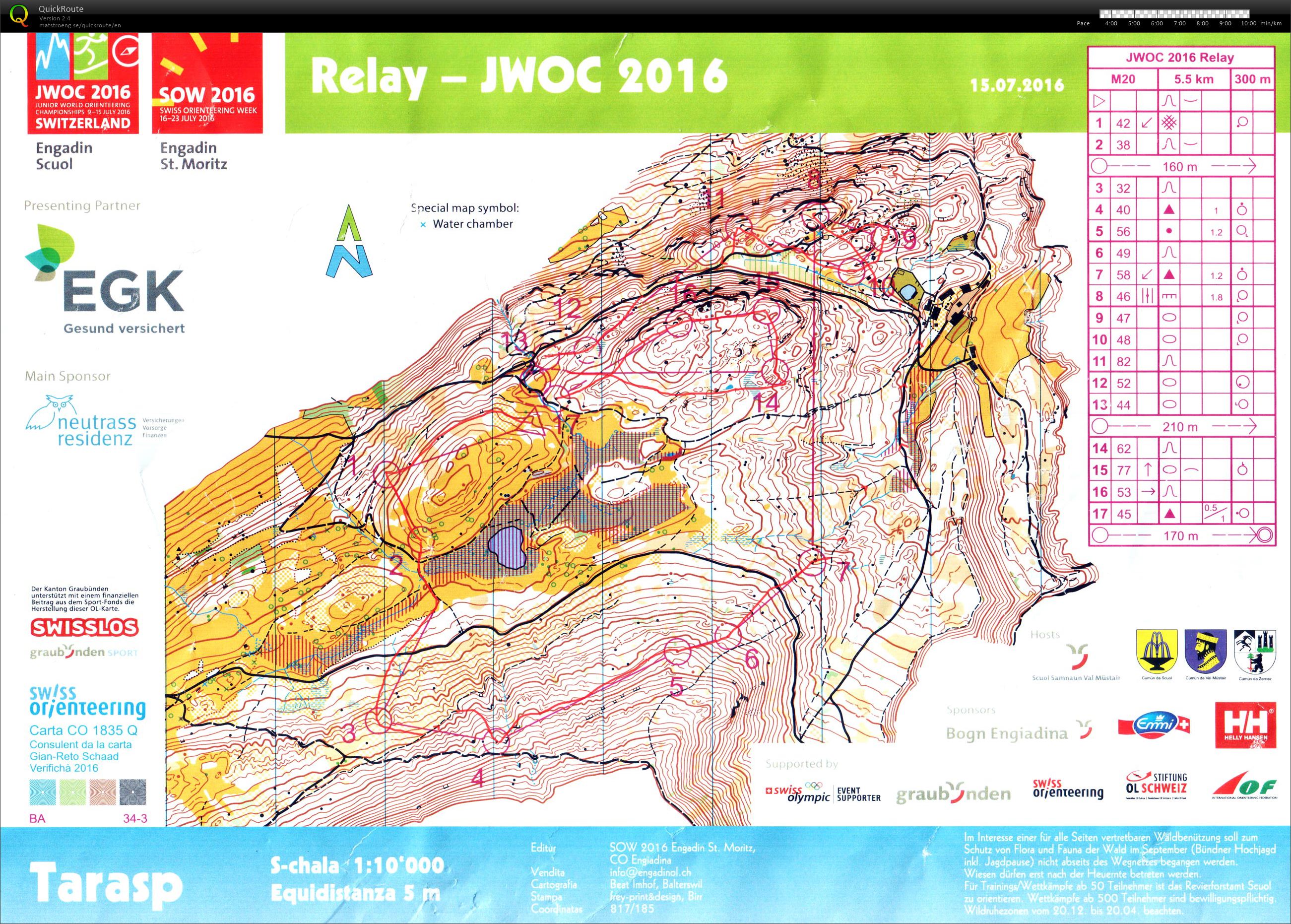 JWOC 2016 Relay (15/07/2016)