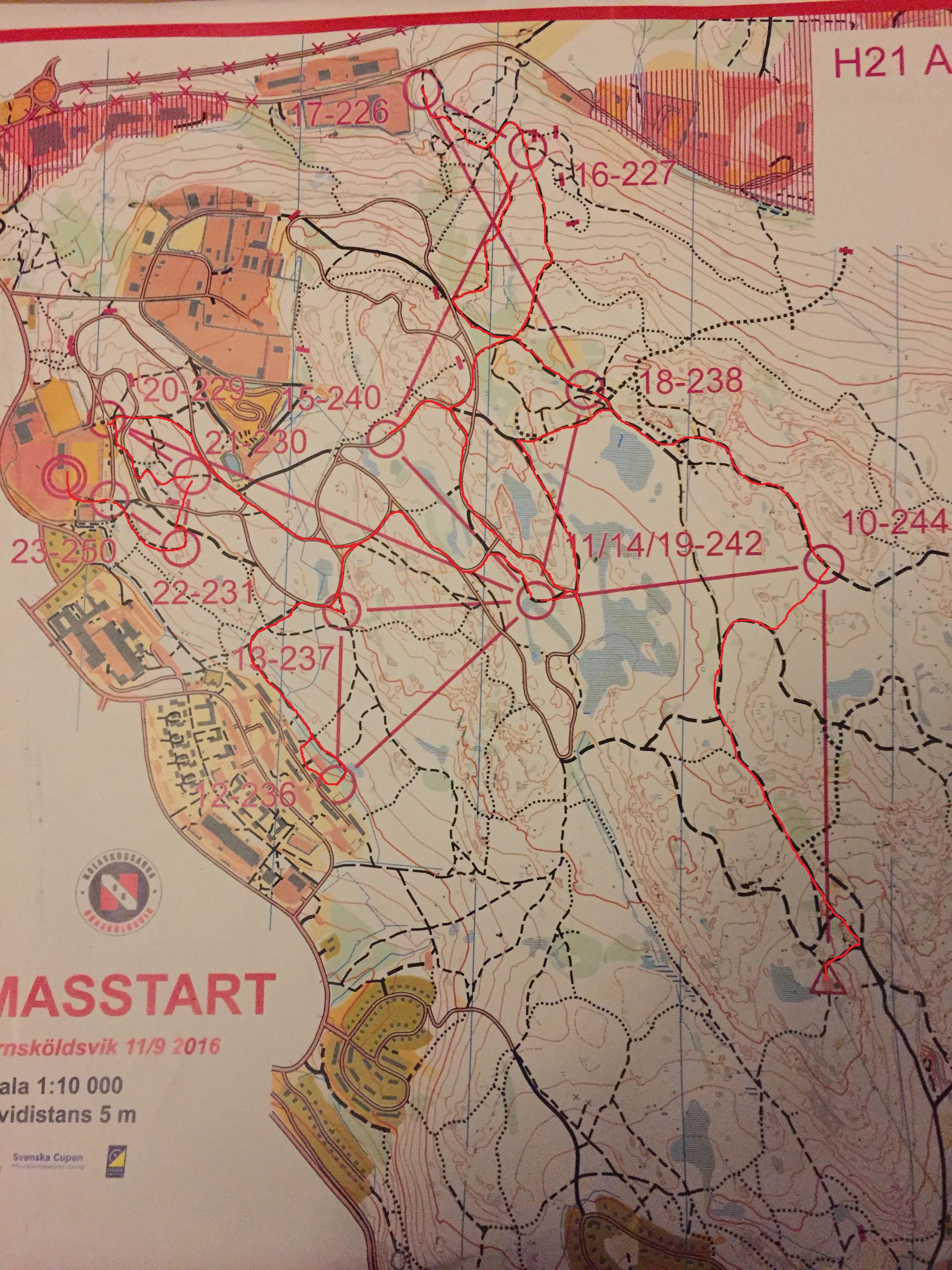 Svenska Cupen MTBO lång del 2 (13/09/2016)