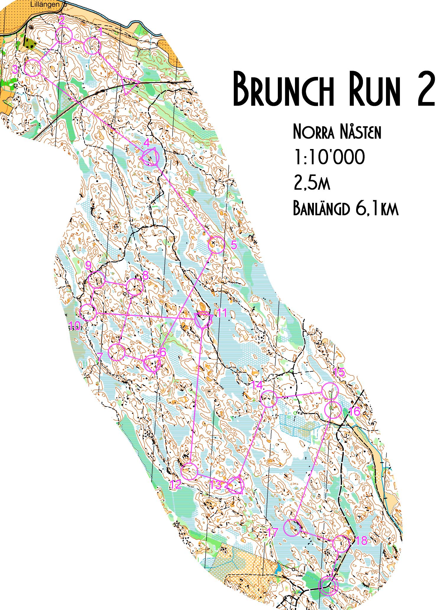 Brunch Run 2 - O-intervaller (2016-11-23)