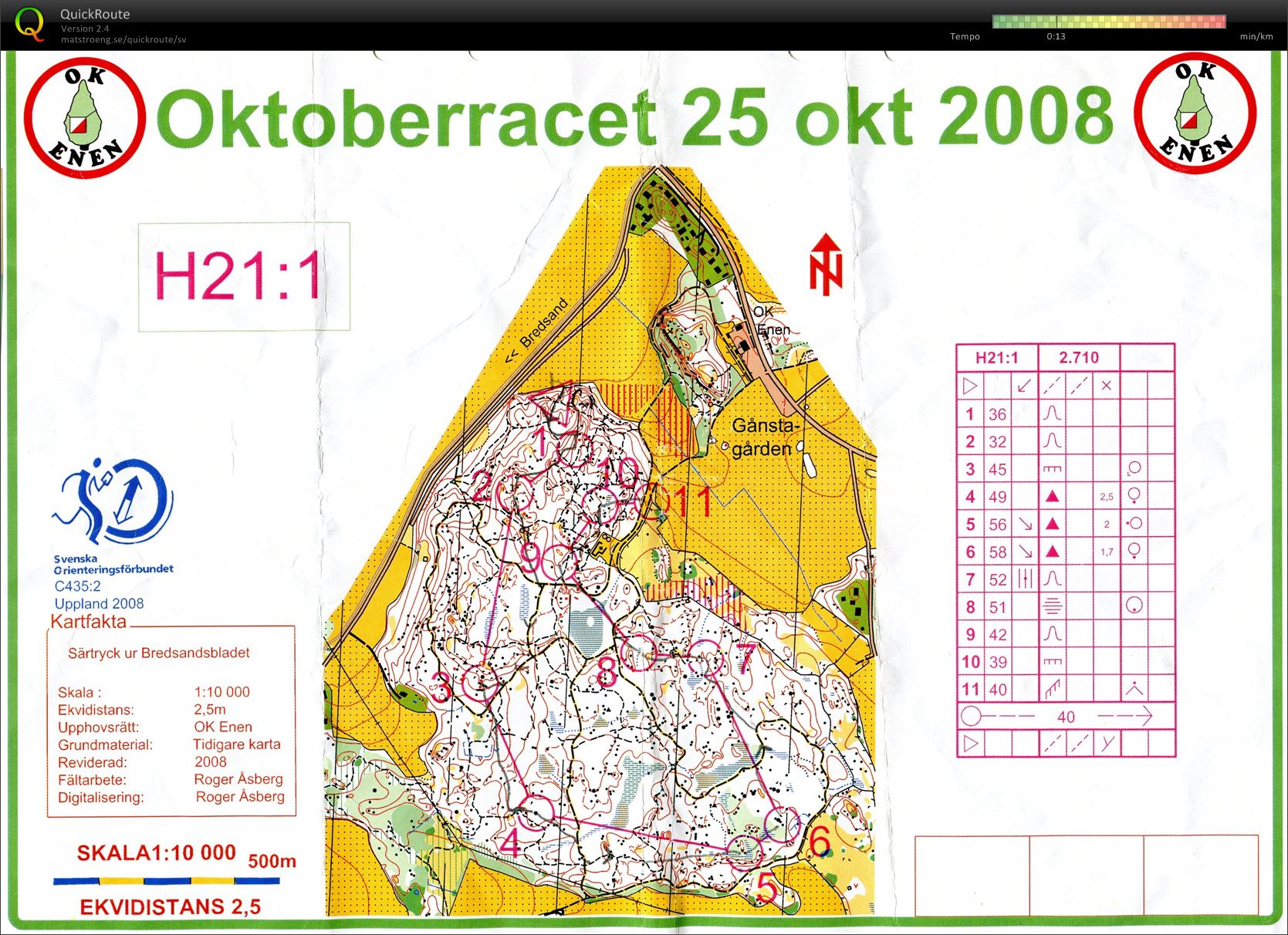 Oktoberracet, del 1 (2008-10-25)