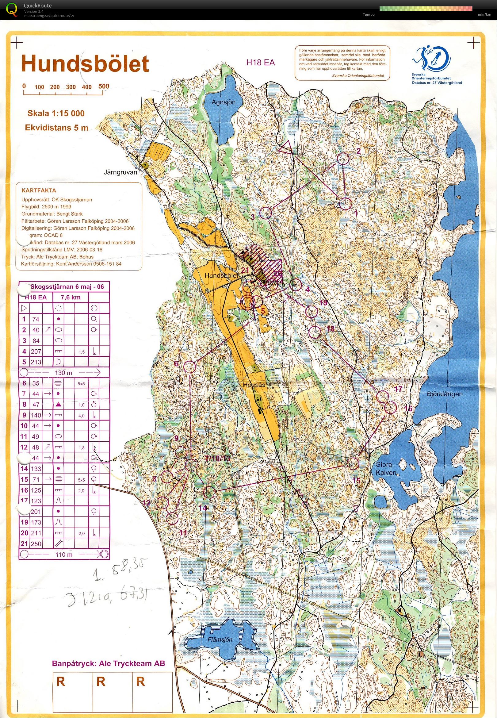 J-Cup, Skogsstjärnan (2006-05-06)