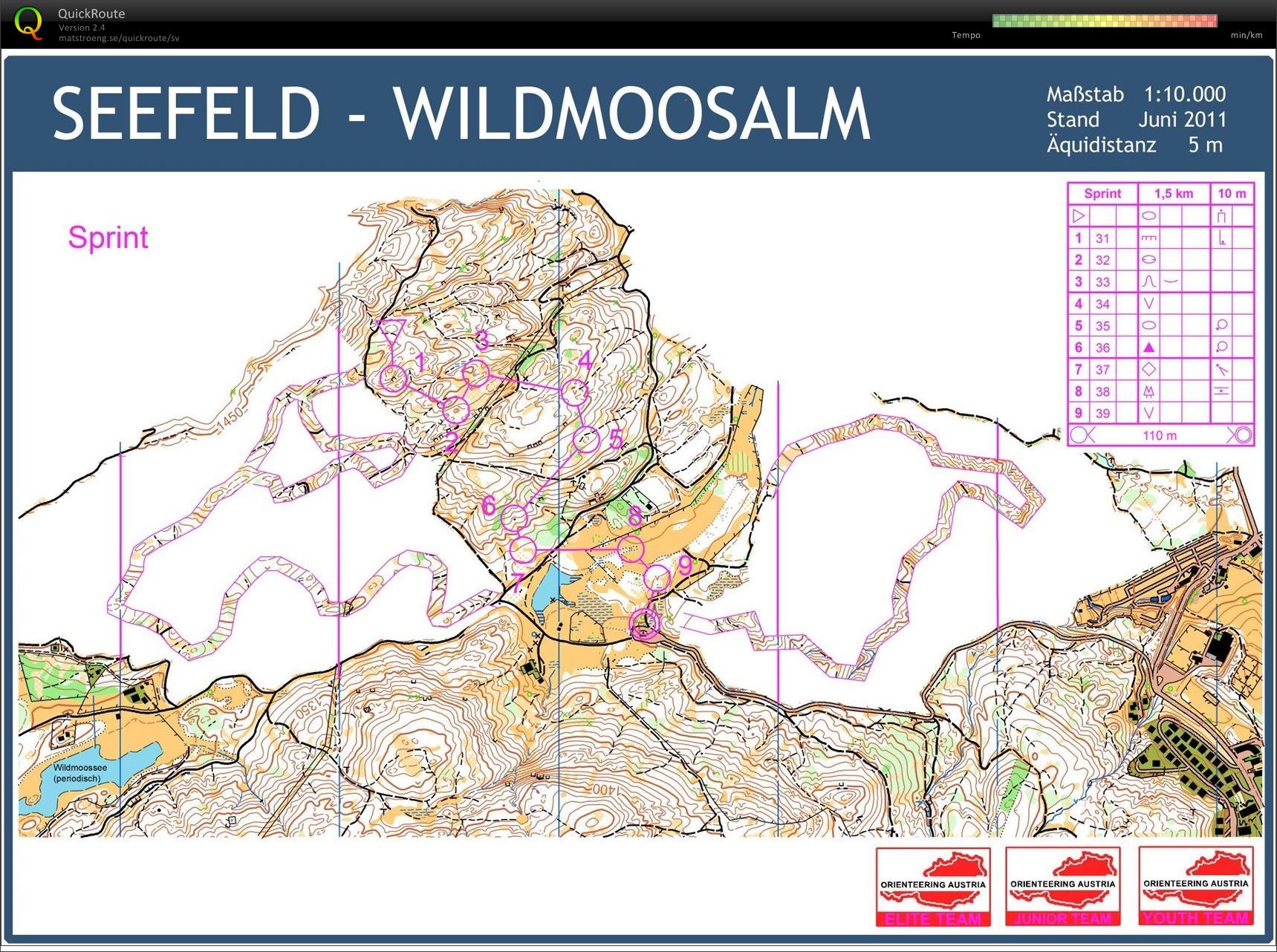 Korridor + Downhill-Sprint (2012-08-14)