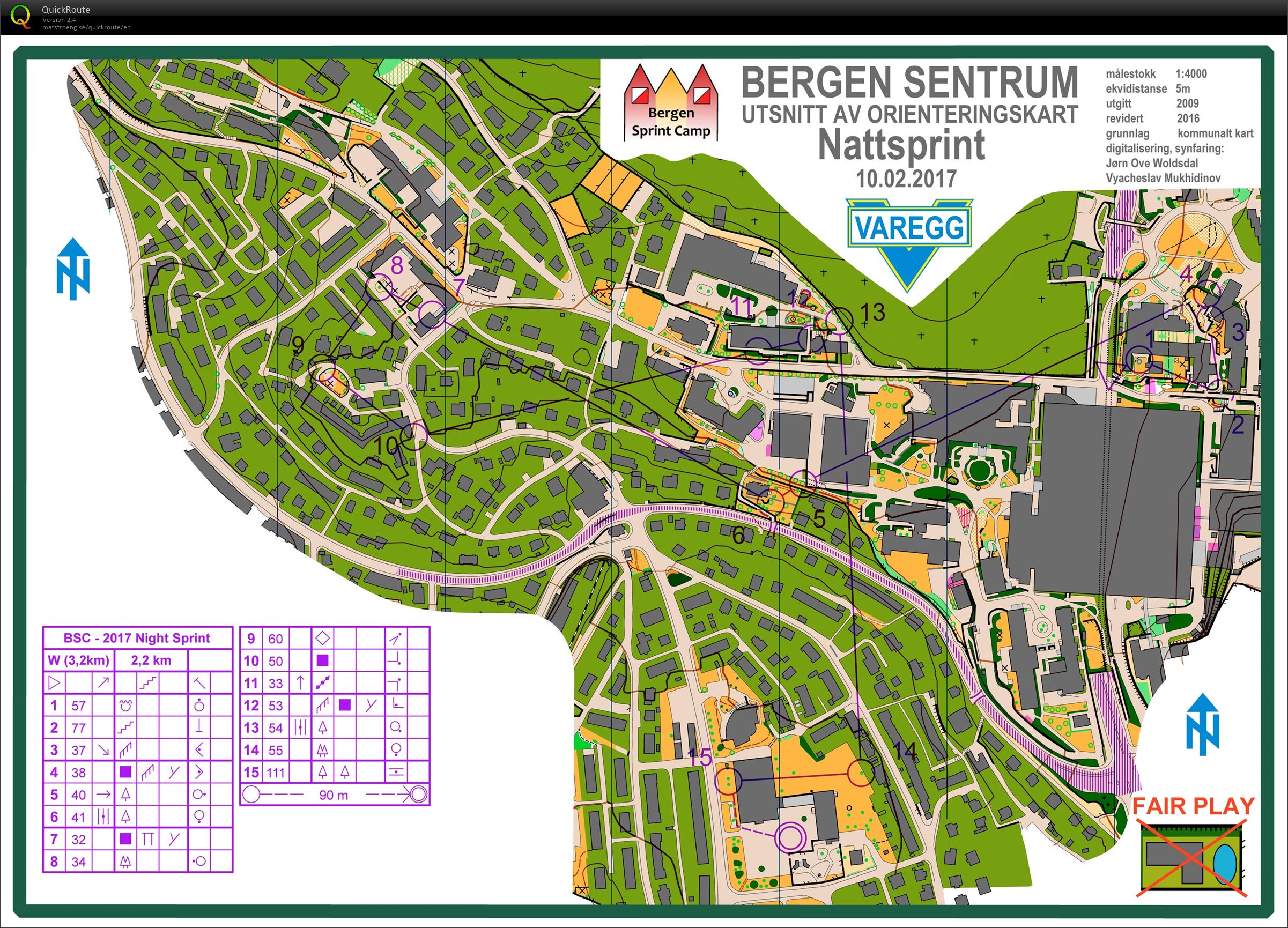 BSC 2017 - Night Sprint  (2017-02-10)