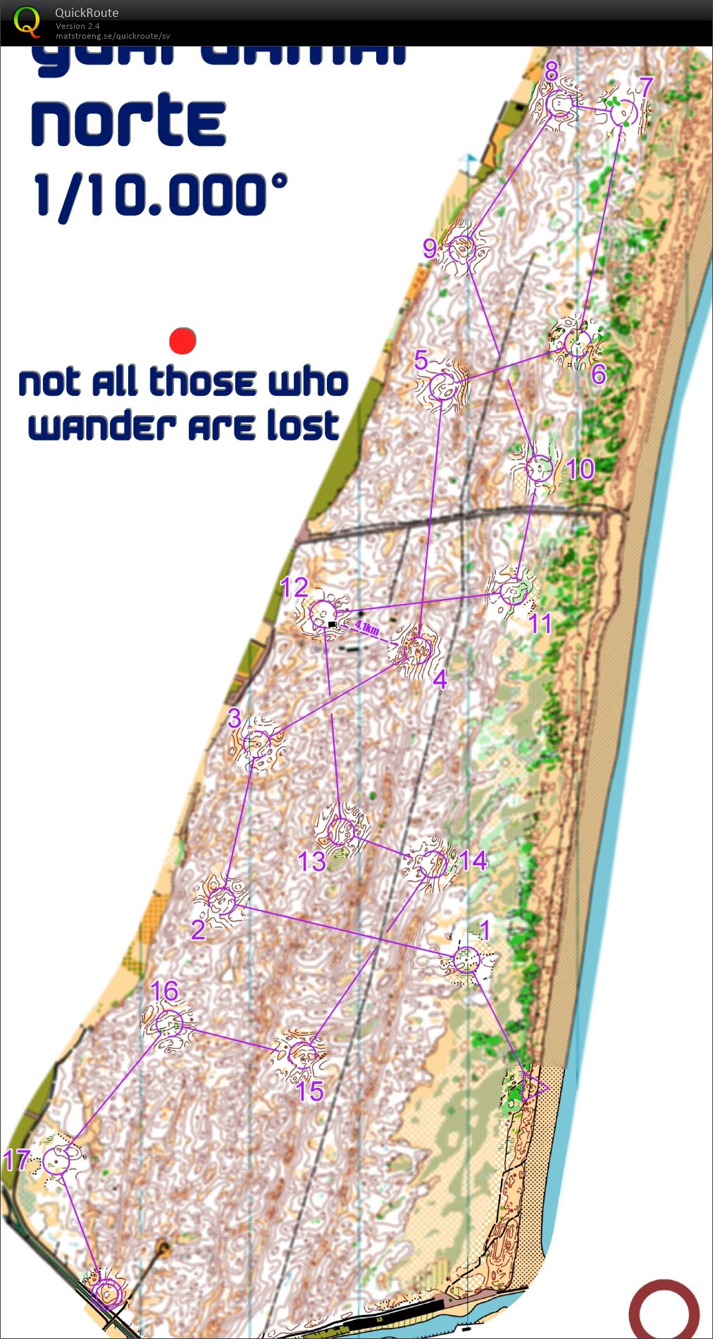 Blur Orienteering (16-01-2018)