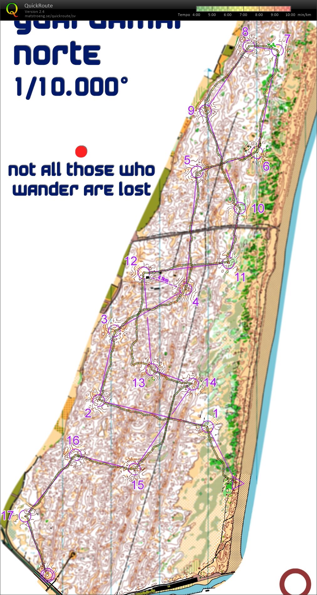 Blur Orienteering (16-01-2018)