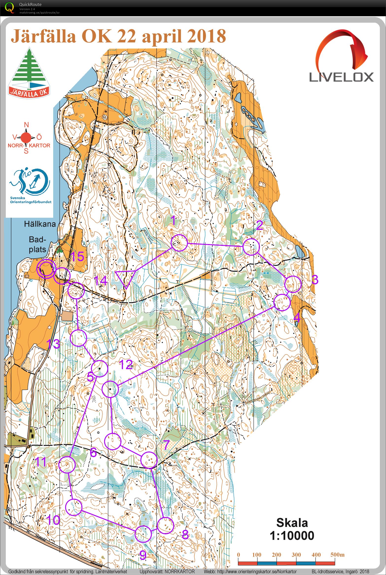 Järfällas medel Ö8 (22-04-2018)