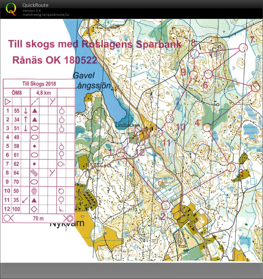 Motionsorientering Uppland - ÖM8 (2018-05-22)