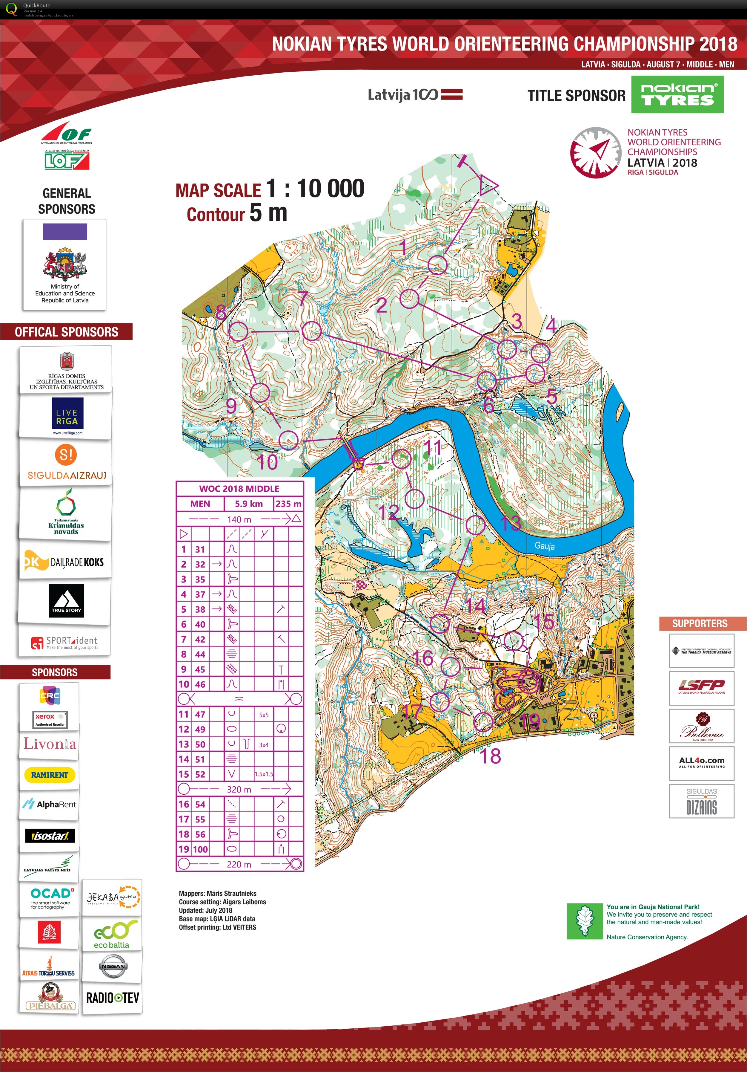 WOC 2018 Latvia - Middle  (07-08-2018)