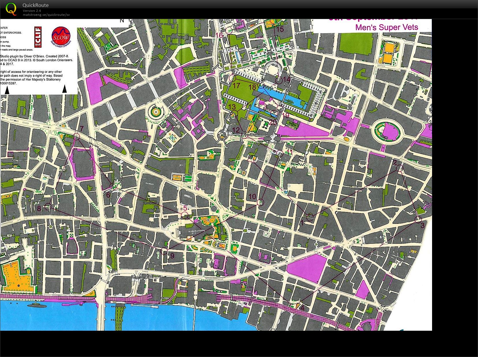 City of London lång sprint (17/02/2019)