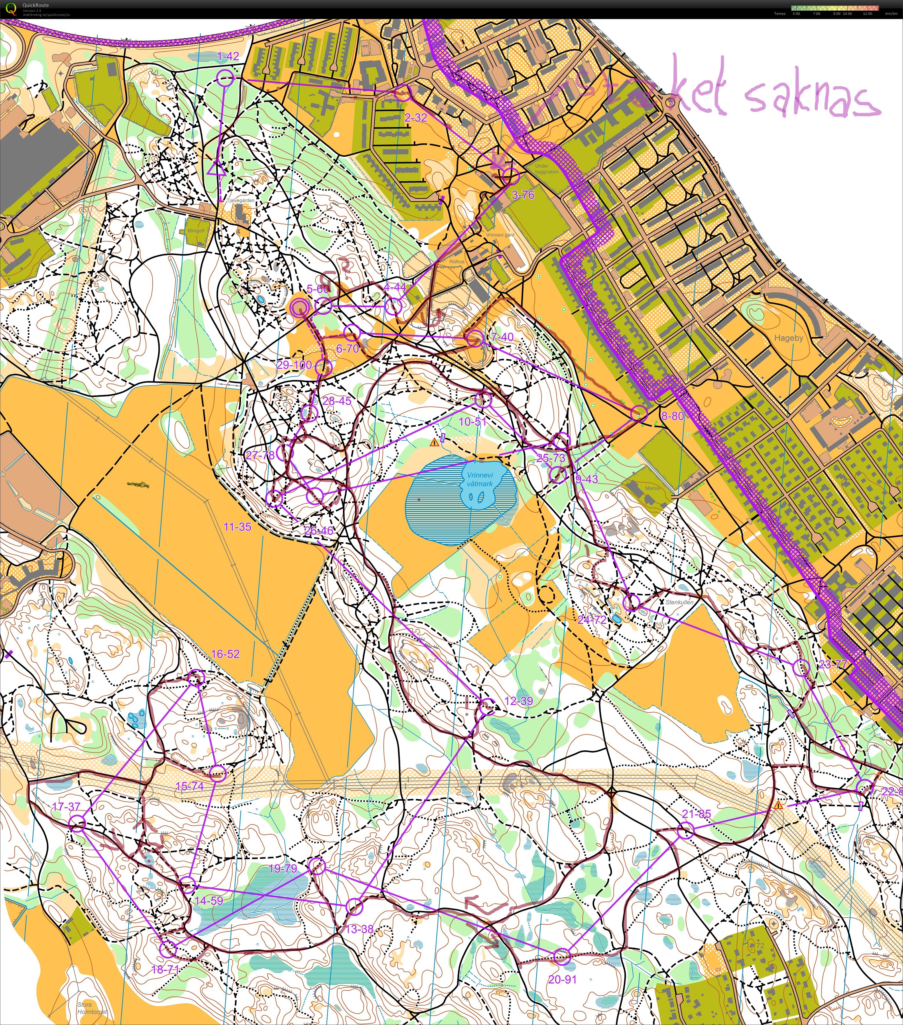 MTBO Oringen Norrköping E3 (24.07.2019)