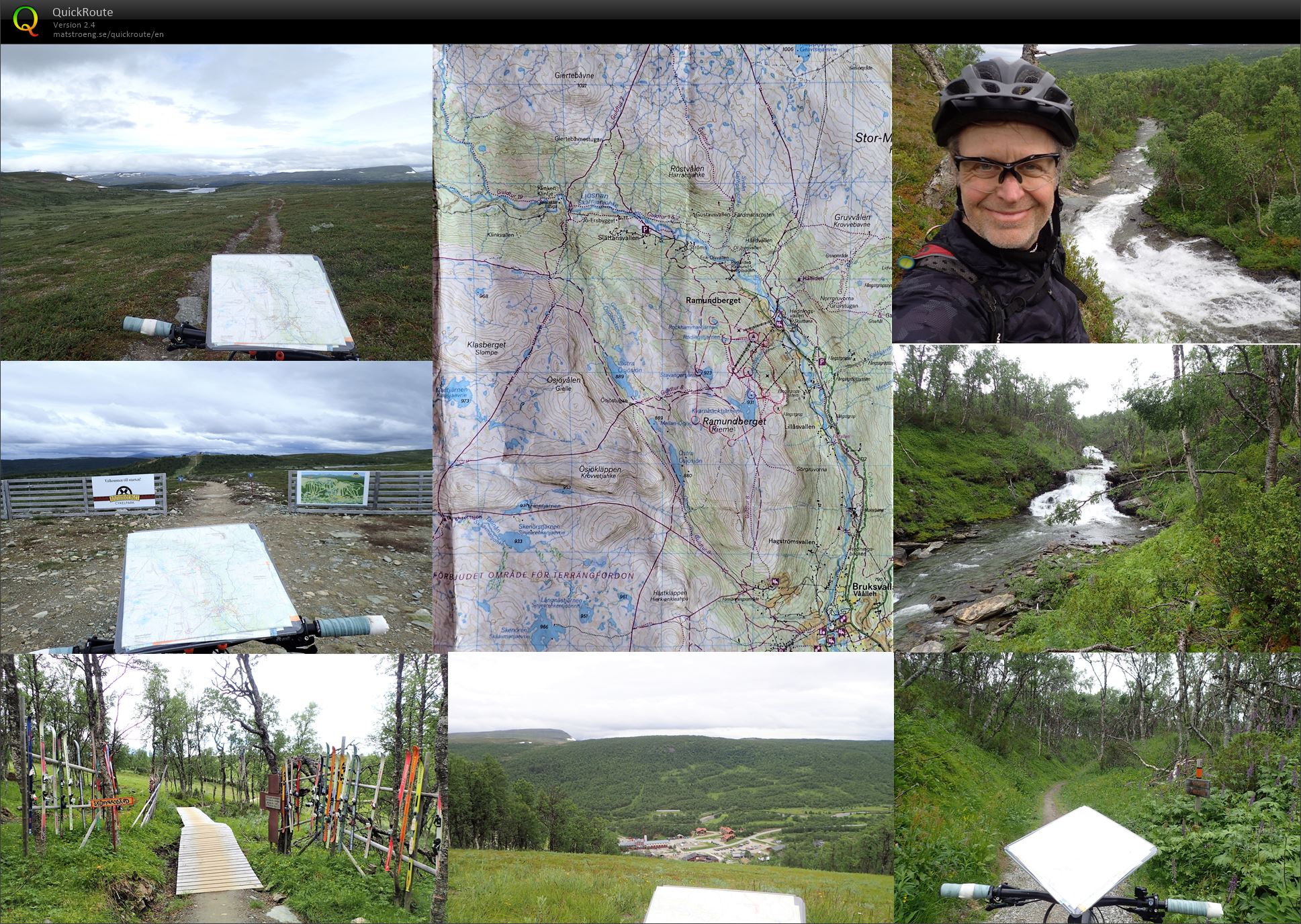 MTBO Bruksvallarna Ramundberget Downhill Klinken och Guldtur 19 (20-07-2020)