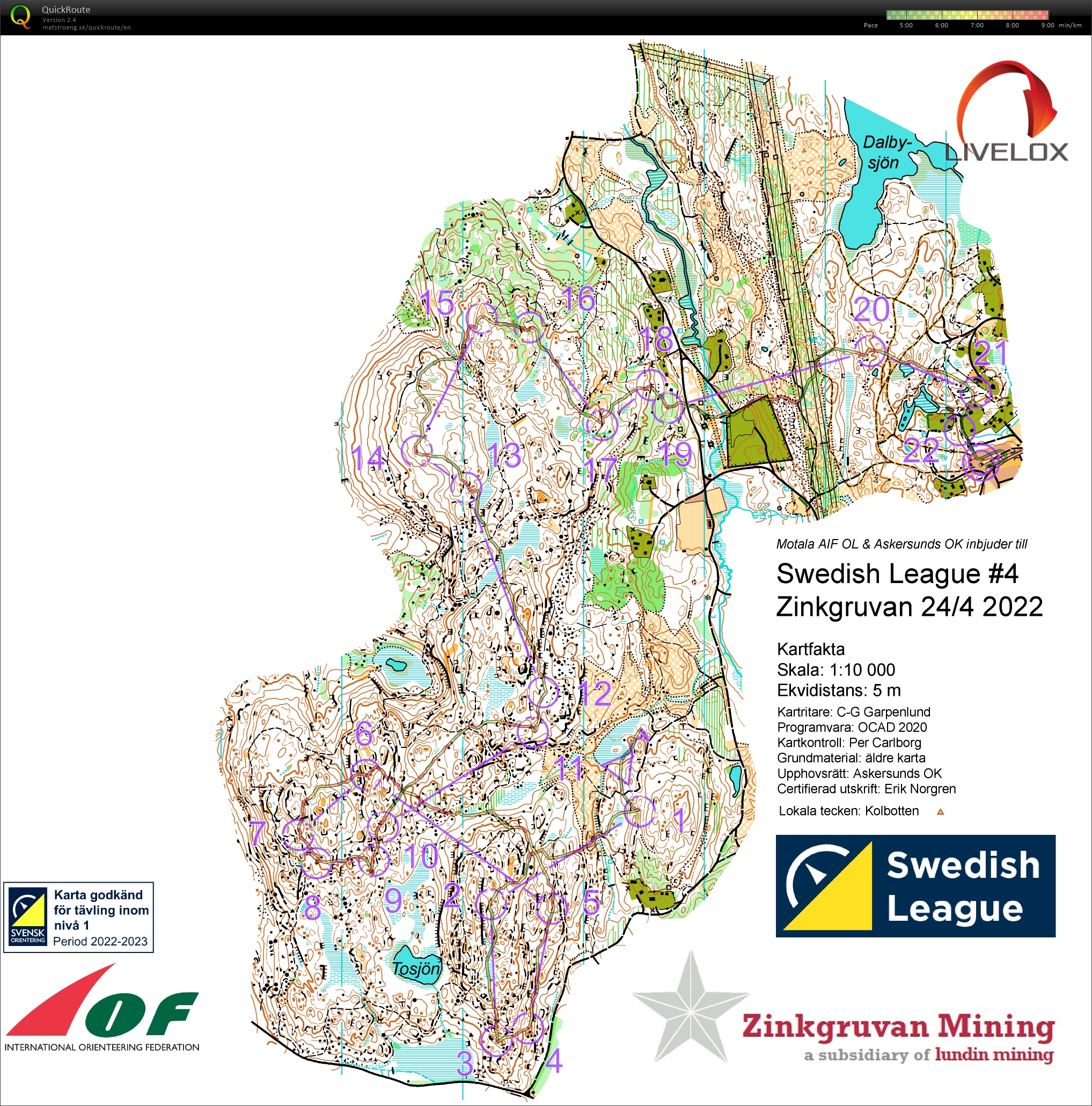 Swedish Leauge Zinkgruvan  (24.04.2022)