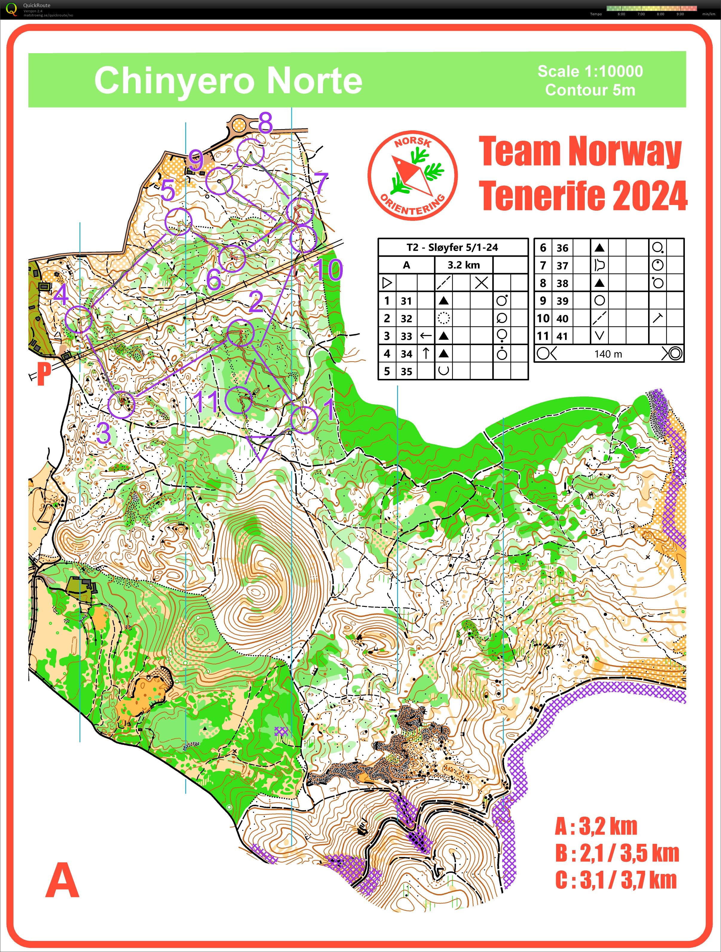 Sløyfer Chinyero #1 (05/01/2024)