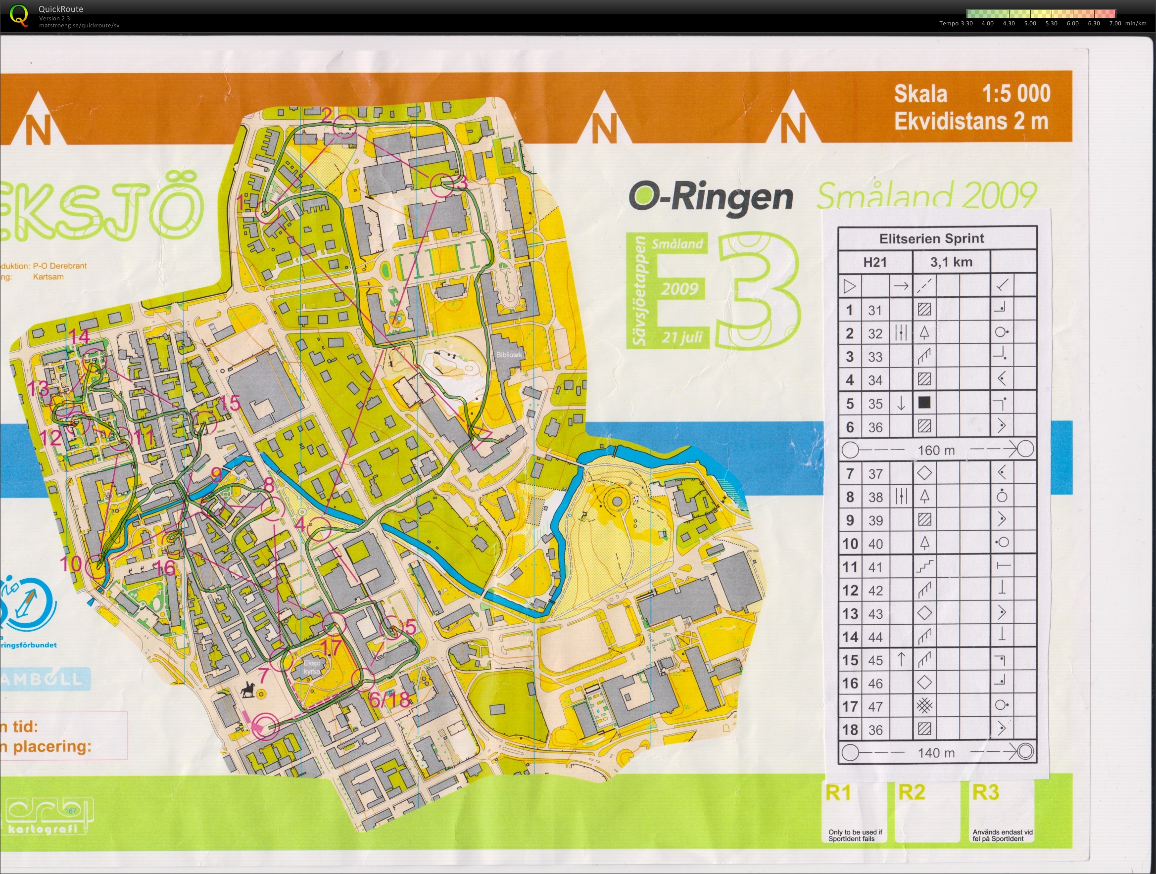 O-ringen etapp 3  (2009-07-21)