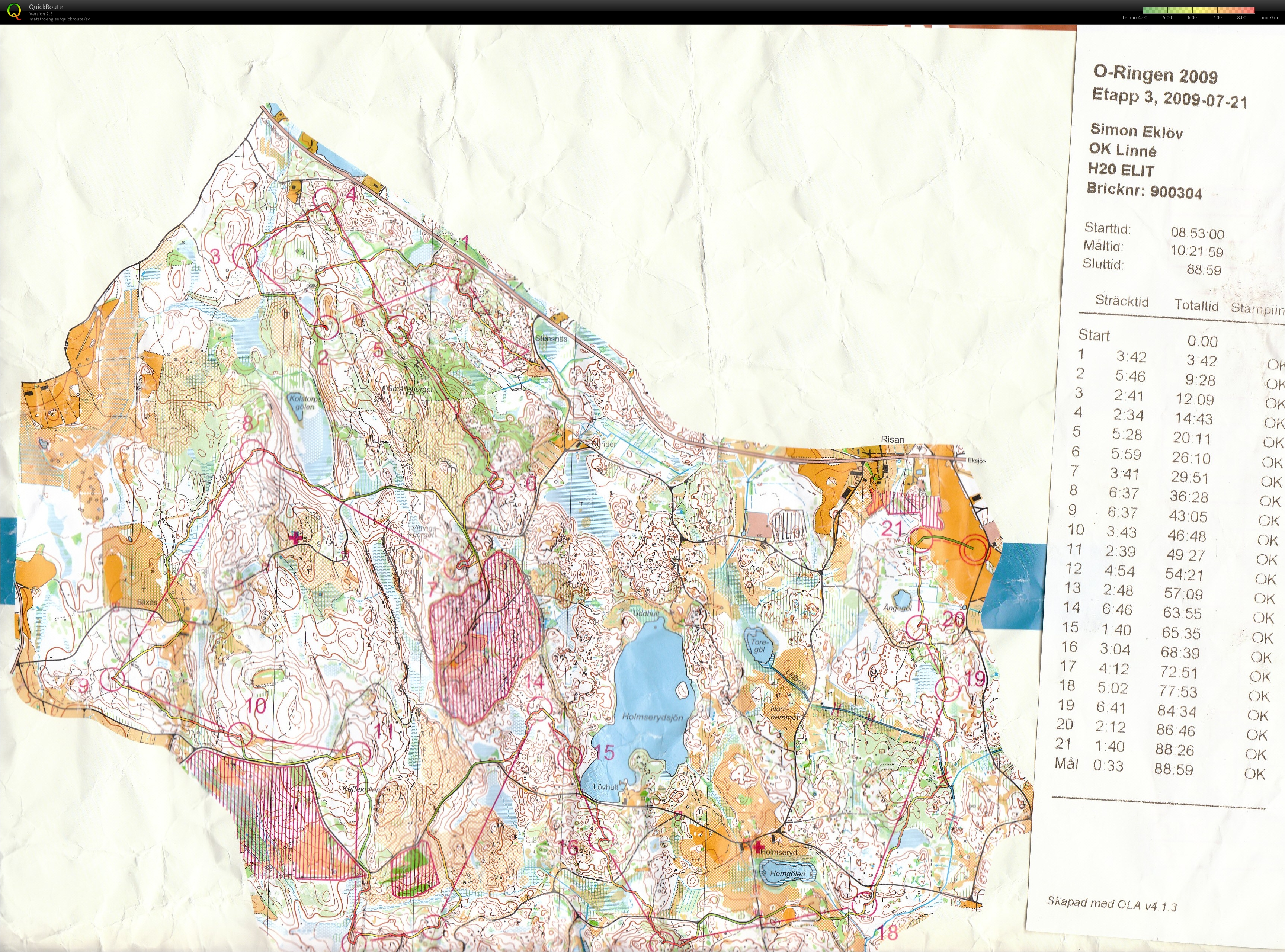 O-Ringen 2009 E3 (21/07/2009)