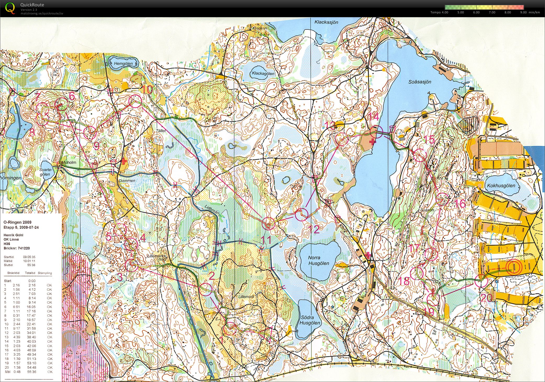 O-ringen, etapp 5 (2009-07-24)