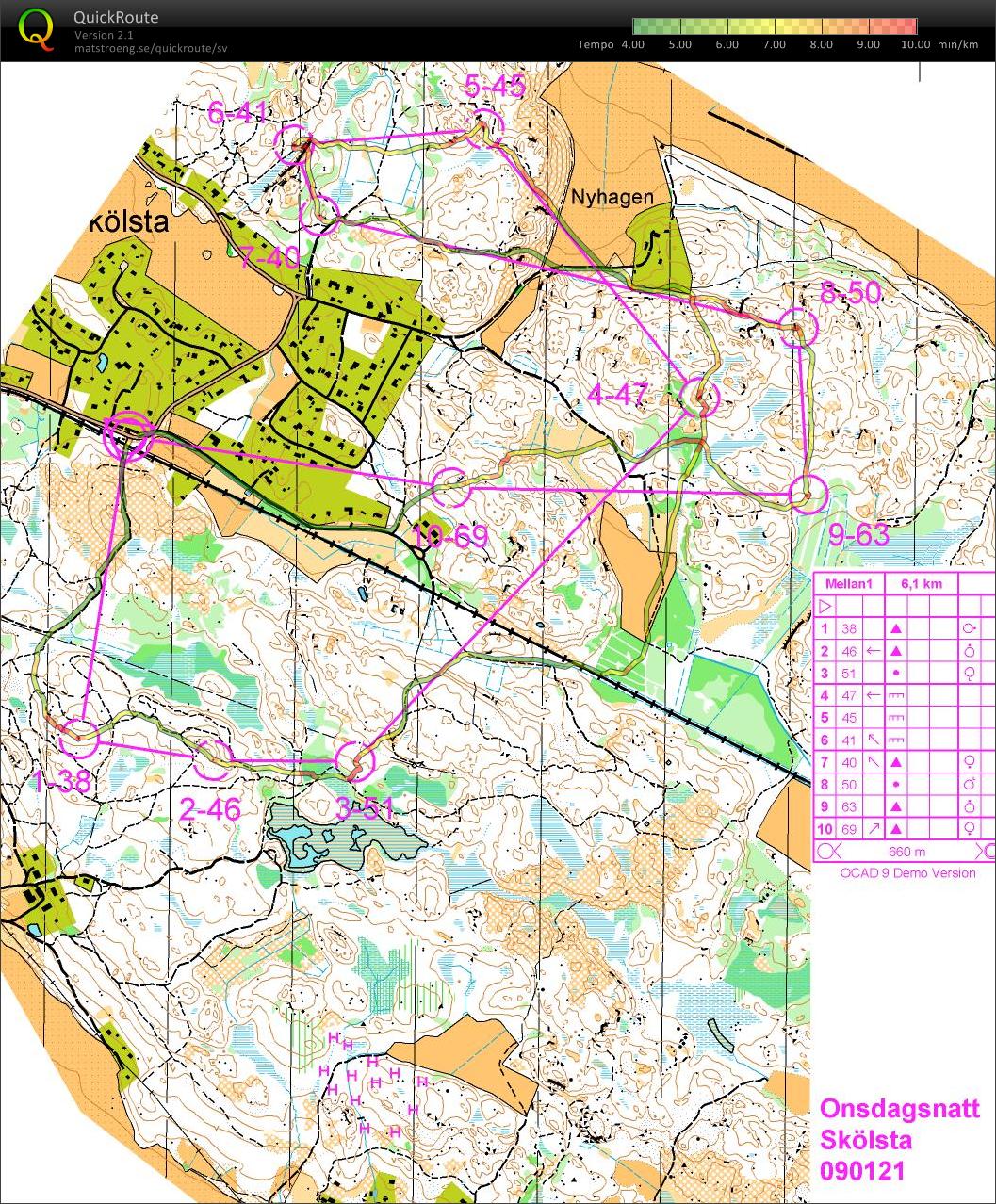 Natt-OL Skölsta (2009-01-21)