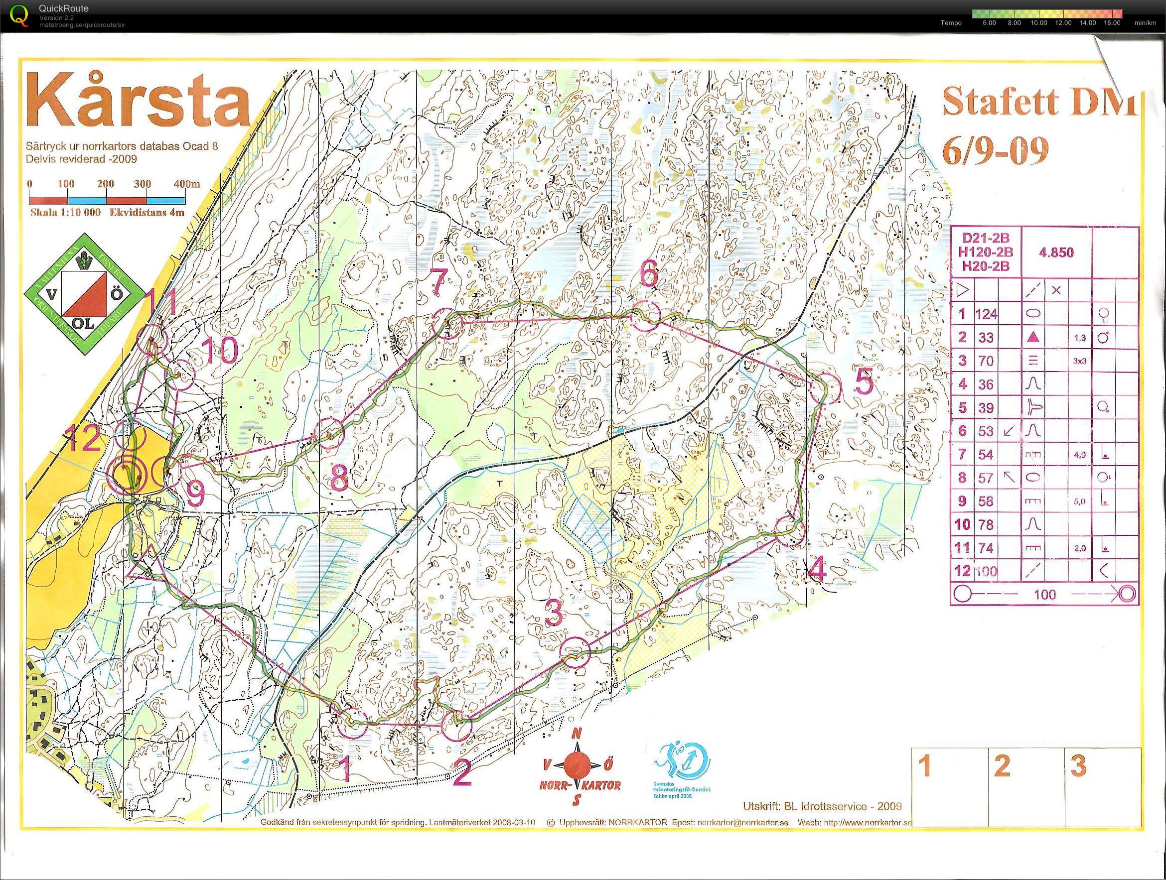 Staffet-DM (2009-09-06)