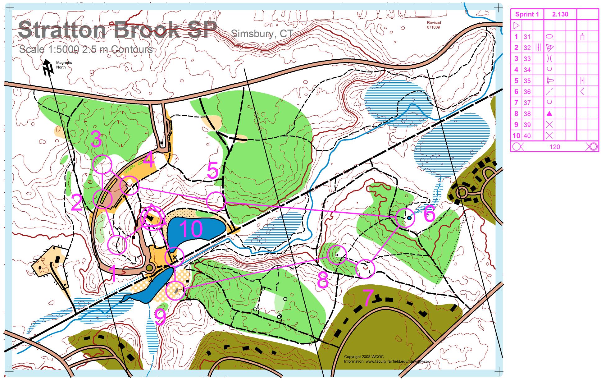 Stratton Brook Sprint 1 (16-09-2009)