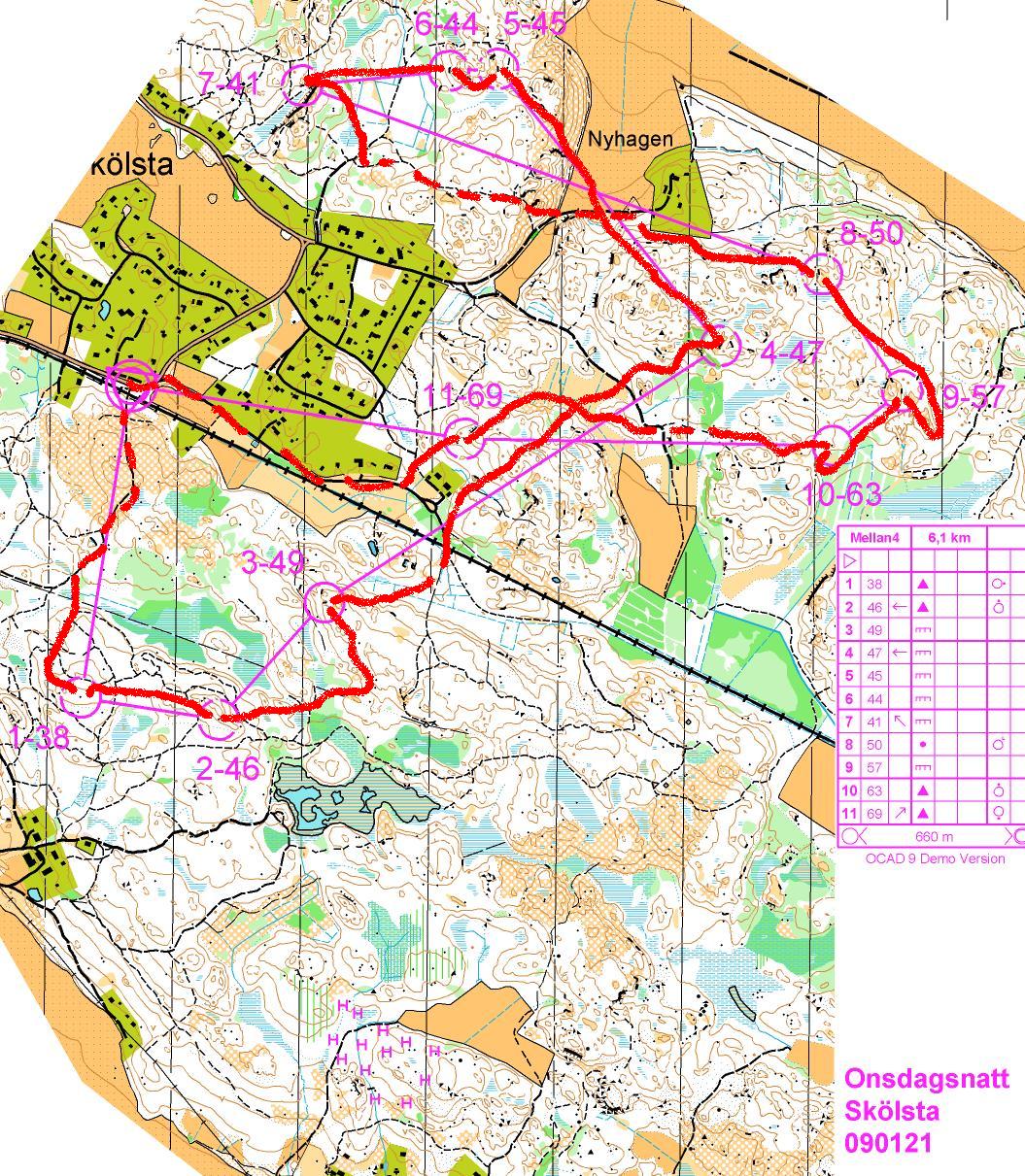 Onsdagsnatt - Vedyxa/Skölsta (2009-01-21)