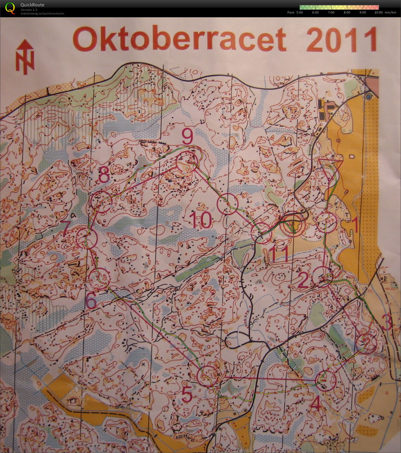 Oktoberracet ÖM7 (23/10/2011)